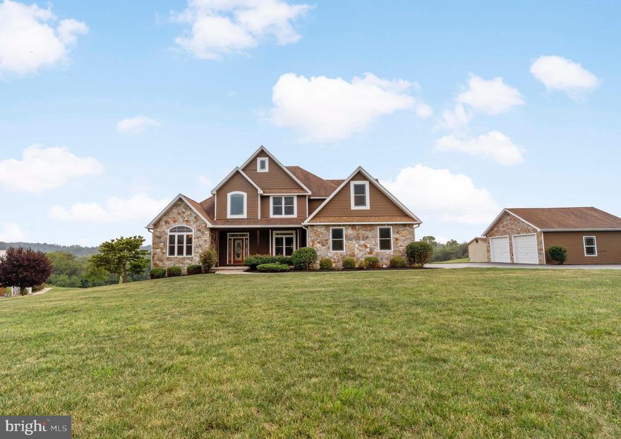 New home for the new year! You will fall in love with this breathtaking, custom modern-style design situated on nearly 4 acres in highly sought after location.  With 6 bedrooms and 4 full baths, this spacious masterpiece spans  6,000 finished sq feet across 3 levels. On the main level, you will find  an open floor plan featuring gorgeous Westend Apple waterproof lvp flooring (installed June 2023), upgraded craftsman styled interior trim, 9 ft ceilings with a stunning two-sided Heat and Glo Twilight II see through natural gas fireplace to be enjoyed from the comfort of your living room or your covered back deck. The gourmet kitchen boasts top end Bosch appliances, natural gas cooktop, upgraded custom cabinetry  and granite countertops making it a highlight of the home. The owner's suite on the main level features a spacious walk in closet with  built in closet organizational system. The primary bath  has his and her bamboo bowl sinks, soaking tub and separate shower. Access your back covered deck to enjoy pastoral views that's perfect for relaxing right from your primary suite! The main floor also offers a home office, additional guest bedroom and full bath, separate dining room and a laundry room.  The 3 additional bedrooms upstairs all feature large walk in closets, and a bonus  room with skylights that can be used for multiple purposes such as a gaming room, lounge area, school room or reading nook. On the lower level you will enjoy over 2,000 finished sq ft which includes a guest suite,  space for a  gym thats large enough for any equipment,  a potential home theater room and an additional full bath. The walk out basement leads directly to the 18X36 built in pool featuring a spacious stamped concrete patio perfect for friends and family to all enjoy! The 12x12 pool house has an additional full bath and separate changing area. The pavilion offers granite countertops perfect for cookouts. Many of the features of this home can be controlled from the Control4 home automation system including IP security cameras, automated lighting with integrated security systems,  music, televisions and dual 16 seer HVAC systems. The utilities include a natural gas furnace, top of the line whole house water softener and UV light, 80 gallon pressure tank, a natural gas tankless water heater for endless supply of hot water. Some other features include: Simonton Brickmold series low E Engery Stardouble hung windows, James Hardy concrete siding, real Carolina Rose stone, Beam central vacuum system, extra insulation including 1/2 inch closed cell foam on all exterior walls and R-19 between 1st and 2nd  floor; additional insulation around all bathroom walls and in ceiling, beautiful custom landscaping and  a 24x24  additonal detached 2 car garage. This  home will impress all your guests!  Conveniently located near the VA Hospital,  shopping, restaurants, entertainment, and tourist attractions.  Love where you live by making this one your home sweet home.