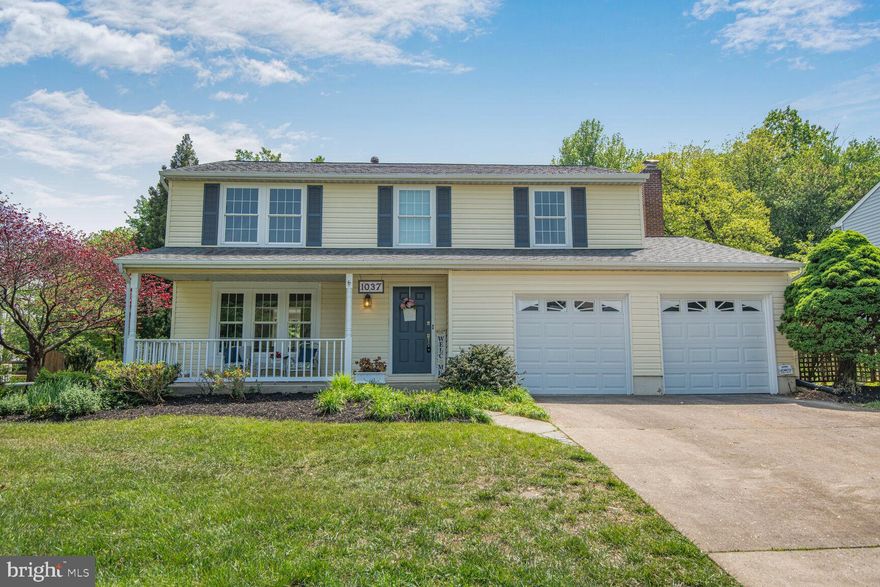 A Gardners delight as the owner was always in her garden and just loved this perfect setting.   This attractive Colonial with both a front and back porch is an ideal setting for a family that loves to entertain.  The 4 bedrooms and 2.5 bathrooms have all just been painted and the bathrooms were recently updated .  The rear of the home was added onto with an incredible 31'x23' family/great room, with sliding glass doors out to the rear deck and also the dining room was extended.  Peachwood is a wonderful community and the HOA fee is only $84. /year.  Professional photos should be on line by Friday as the painters are just finishing up this week.