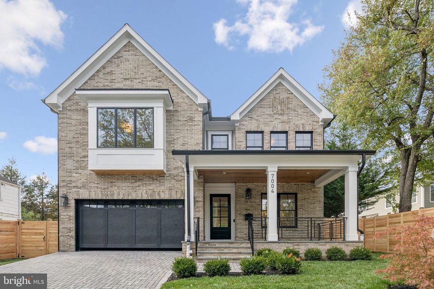 Experience modern luxury in this newly built ERB Properties masterpiece in coveted Bradley Village. Nearly 6,000 square feet across four finished levels showcase exceptional craftsmanship, high ceilings, and light-filled open living. The main level features a gourmet kitchen with large island, professional-grade appliances, pantry, and breakfast area flowing seamlessly into the family room—ideal for everyday living and entertaining. A formal dining room and elegant living room complete this perfect main level layout.
Upstairs, the primary suite offers a serene retreat with dual walk-in closets and a spa-inspired bath. Three additional bedrooms, each with an ensuite or adjacent bath, plus a convenient laundry room, complete the second level. The top-floor loft provides flexible living space for work or play, along with another bedroom, full bath, and an incredible rooftop deck for outdoor enjoyment.
The fully finished lower level adds even more versatility, featuring a spacious recreation room, dedicated home gym with mirrored wall and rubber flooring, a guest bedroom, and a full bath—perfect for workouts, movie nights, or extended stays.
Outside, unwind on the covered slate patio with gas fireplace, overlooking a fenced, landscaped yard offering privacy and tranquility. A two-car garage completes this outstanding home.
Ideally located just steps from Downtown Bethesda, enjoy premier shopping, dining, health clubs, and the Bethesda Metro. Zoned for Bethesda Elementary, Westland Middle, and Bethesda-Chevy Chase High School (buyer to verify).
A rare opportunity to own a brand-new luxury residence in one of Bethesda’s most desirable neighborhoods.