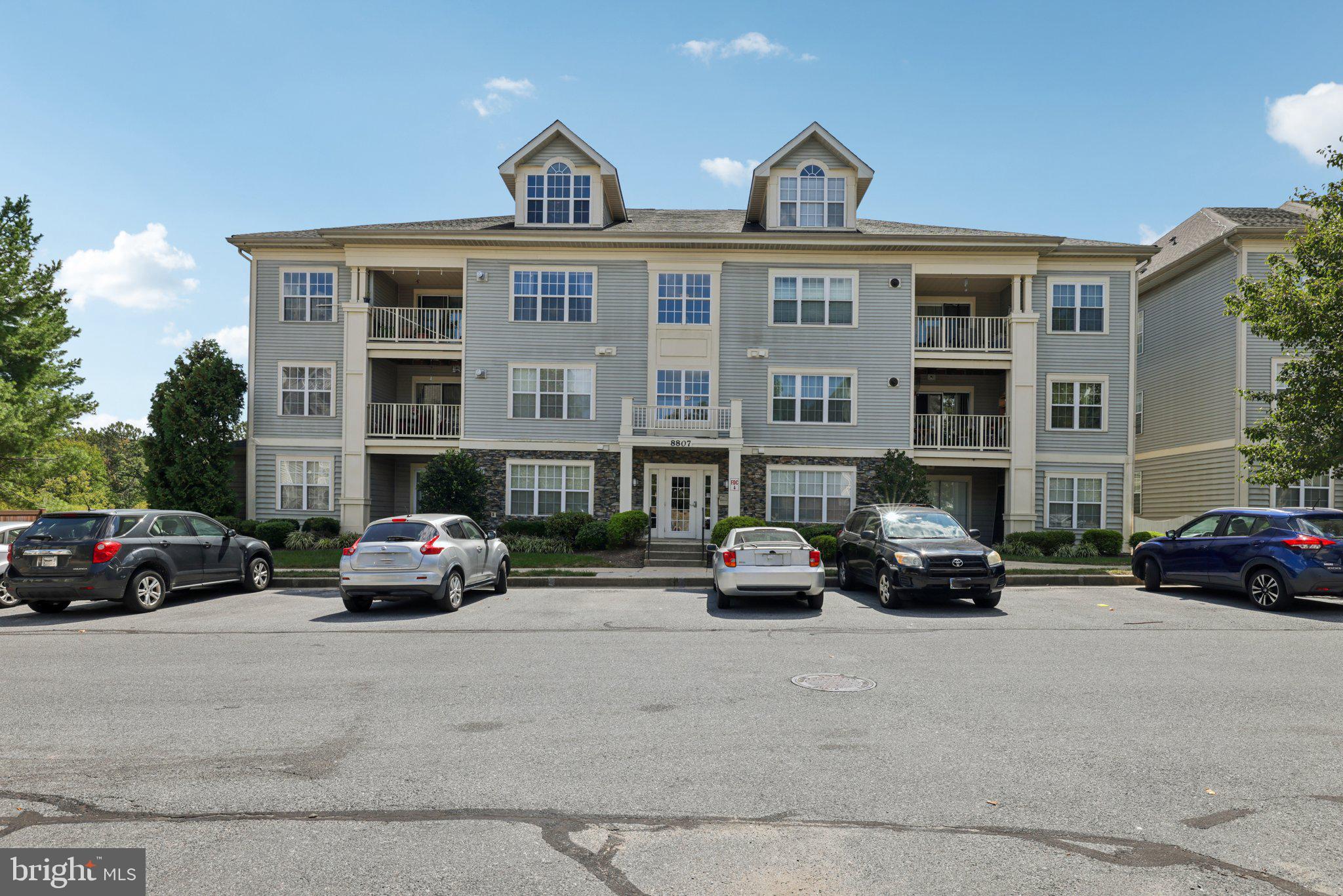 Spacious 2 bedroom 2 bath terrace level condo in Pikesville with lots of natural light and cozy patio overlooking serene wooded area. Stunning open concept living space with gas fireplace in living room and wainscoting panels in dining room . Sleek white kitchen has S.S. appliances, gas stove, backsplash, quartz countertops and island. Primary bedroom has en-suite bathroom. Second bedroom and bath are also impressive. Condo also includes laundry room. Great location. Must see!!!