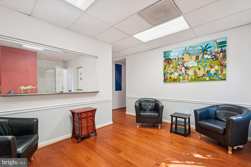 Located in the Shady Grove Professional Park, this updated and renovated commercial condominium has approximately 969 SF, all first floor space.  Condo includes a bright and welcoming reception area, four  private offices (two currently set up as examination rooms with sinks, an office area for receptionist/office manager with open window to reception room, and large fourth office),   break room, and an ADA bathroom.  Plenty of parking and no steps to enter this office. Close proximity to Shady Grove Hospital, shops, restaurants and easy access to 270, Shady Grove Metro, Rockville Pike, Route 200, and more.