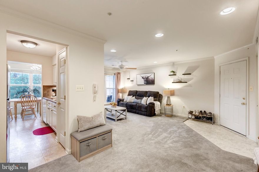 Tucked away in Hampstead, MD, this well-maintained 2-bedroom, 2-full-bath condo offers the kind of privacy you’ll appreciate — no one living above you and a peaceful setting to call home. Even better? This condo can be owned for less per month than many rentals, making it a smart move for buyers who want to build equity without stretching their budget. Inside, the living room is filled with natural daylight and flows seamlessly into a versatile bonus space — perfect for a dining area, cozy library, home office, or flex space to fit your lifestyle. The home has been thoughtfully cared for and includes upgrades such as a newer water heater and added recessed lighting. You’ll also enjoy the convenience of a personal laundry room and a private balcony with extra storage, ideal for morning coffee. The primary bedroom features a walk-in closet and an en-suite full bath, creating a comfortable retreat at the end of the day. The condo fee covers trash, water, parking, and snow and lawn maintenance, giving you easy, low-maintenance living in a great Hampstead location. A comfortable, affordable, and move-in ready place to call home — this one checks all the boxes.