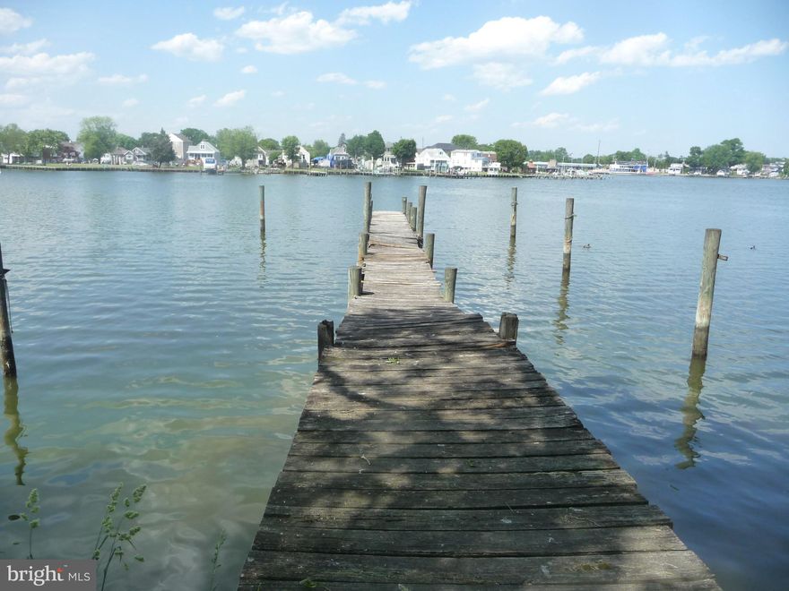 Rarely Available Dundalk Waterfront Rancher with a Private Dock in need of rehab with almost 2500 sq ft of living area with 4 BR's and 2 baths. on .22 acres.  Schedule your showing today!