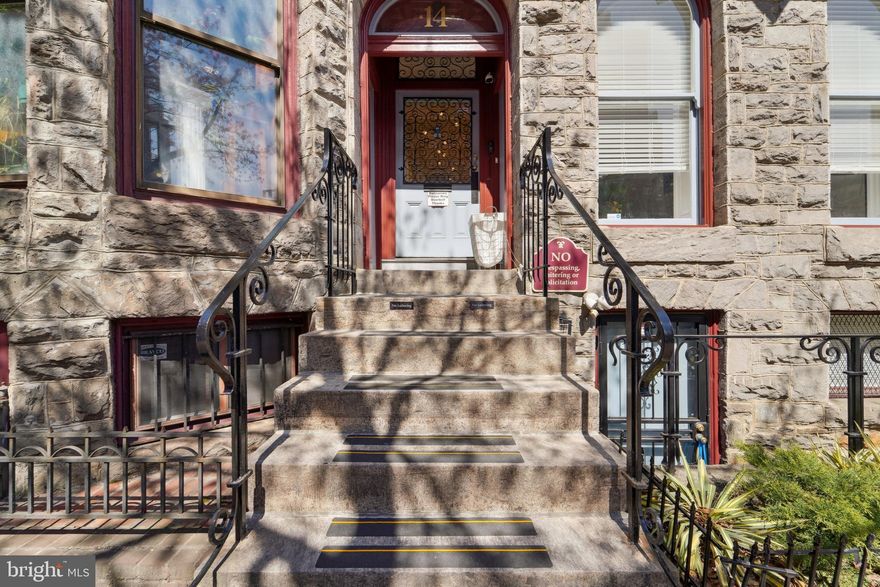 Welcome to 14 E Preston St, a masterfully renovated 4 bedroom, 3.5 bath, townhouse offering over 3,600 square feet of luxurious living space across four meticulously finished levels. This historic property seamlessly blends classic charm with modern amenities, providing a versatile layout to accommodate various lifestyle needs. Lower Level: Versatile Apartment Suite: Spacious Living Area: The lower level features a generous living room, perfect for relaxation or entertainment. Kitchenette: Equipped with essential appliances, the kitchenette offers convenience for guests or tenants. Private Bedroom and Full Bath: A comfortable bedroom adjoins a full bathroom, ensuring privacy and comfort. Private Entrance: Ideal for use as an independent apartment or in-law suite, this level boasts its own entrance for added autonomy. One-Car Garage with Storage: The attached garage provides secure parking and includes a spacious storage room for your organizational needs. Main Entrance Level: In-Law or Au Pair Suite: Bedroom and Full Bath: This floor offers a well-appointed bedroom complemented by a full bathroom, making it perfect for an in-law or au pair suite. Flexible Space: The layout allows for various configurations, catering to your specific requirements. Second Level: Main Living Area: Elegant Hardwood Floors: Beautifully maintained hardwood floors extend throughout the expansive living and dining areas, exuding warmth and sophistication. Gourmet Eat-In Kitchen: The kitchen is a chef's dream, featuring extensive counter space, stainless steel appliances—including a double oven and gas cooktop—and a convenient layout for meal preparation. Access to Large Deck: A door from the kitchen leads to a substantial deck, perfect for outdoor dining, entertaining, or simply enjoying the fresh air. Upper Level: Private Bedroom Quarters: Primary Front-Facing Suite: The primary bedroom boasts vaulted ceilings, a spacious walk-in closet, and pristine hardwood floors, creating a serene retreat. Additional Bedroom: A second bedroom on this level offers comfort and ample closet space. Full Hall Bath: Conveniently located, the hall bath serves the second bedroom and guests with modern fixtures and finishes. Skylight: The hallway is illuminated by a charming skylight, infusing the space with natural light and enhancing the home's inviting atmosphere. Additional Features: Historic Charm: Situated in a neighborhood rich with history, this home reflects the architectural beauty and cultural significance of Baltimore's past. Proximity to Amenities: Enjoy close access to local shops, dining, cultural attractions, and public transportation, making urban living both convenient and enjoyable. This exceptional property offers a unique opportunity to own a piece of Baltimore's heritage, thoughtfully updated to meet contemporary living standards. Whether you're seeking a multi-generational home, rental income potential, or simply a spacious residence with character, this home is poised to exceed your expectations. Better Hurry!