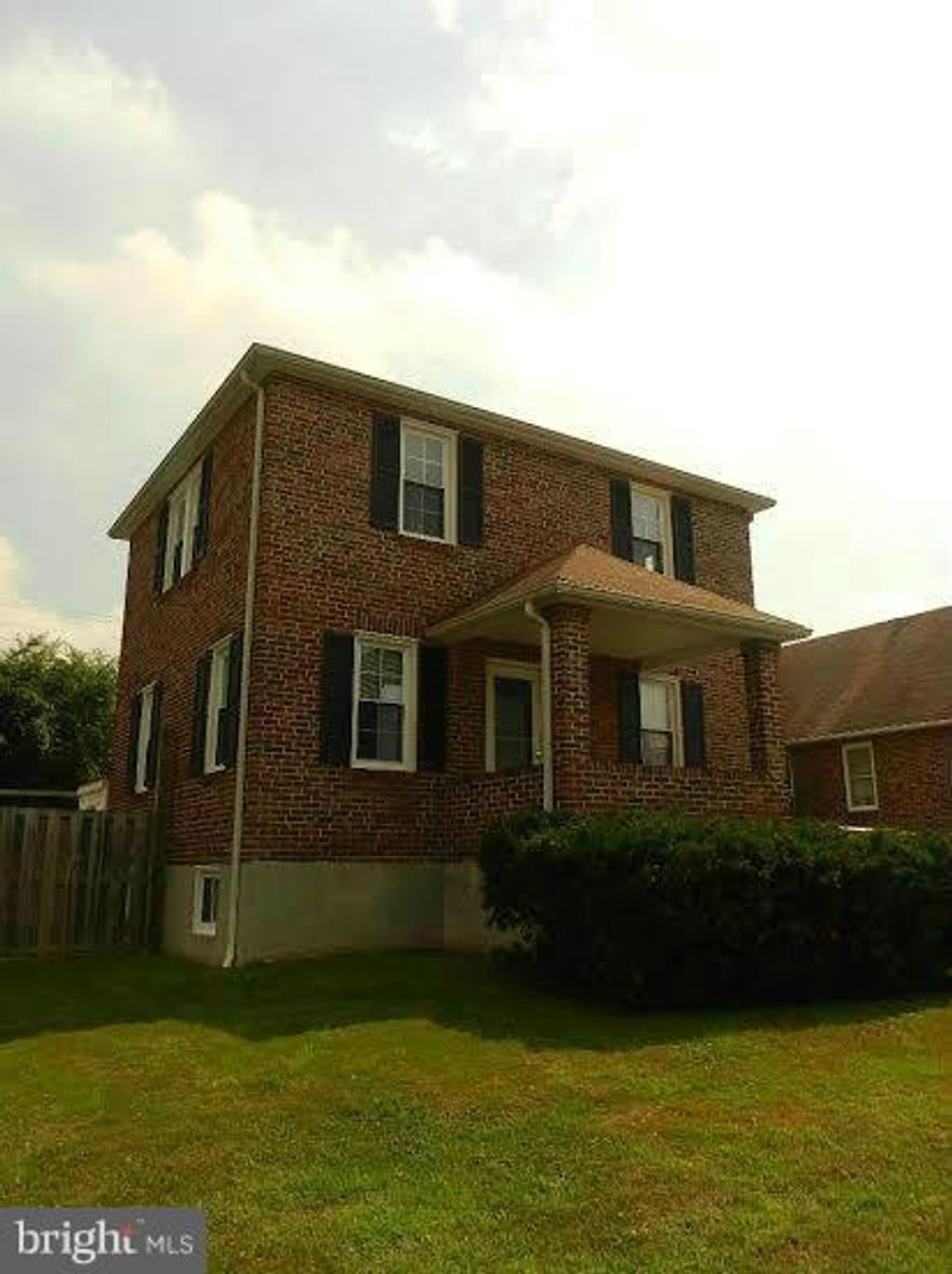 Solid, brick home in Nottingham with large, eat in kitchen, plenty of cabinets & counter space, flexible floor plan, 2 car, detached garage/workshop, cute yard w/play area, long driveway, covered front porch, 2 bedrooms & full bath on 2nd floor, half bath on main floor, waterproofed basement that could be used as 3rd bedroom, half bath in basement. A cute home in Baltimore County.