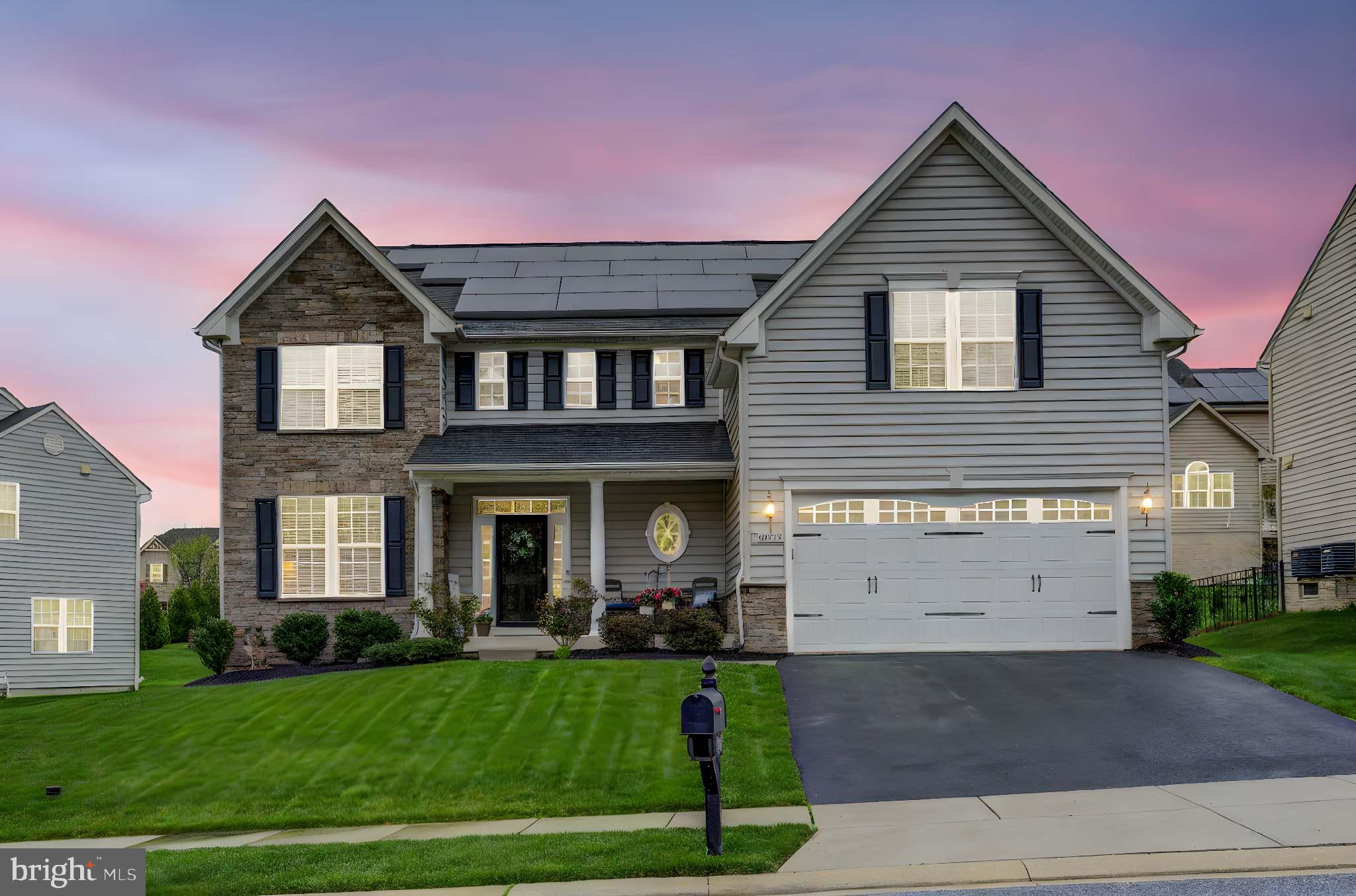 Exceptional Luxury & Energy Efficiency in Windlass Overlook
Discover one of the largest and most upgraded homes in the highly desirable Windlass Overlook community! Boasting over 5,000 total square feet, this meticulously maintained Colonial offers a rare combination of space, luxury, and long-term value.
Step inside to a grand two-story foyer and be greeted by brand new luxury laminate flooring and a bright, open-concept layout ideal for modern living. The gourmet kitchen is a true showpiece—complete with an oversized island, 42” white cabinetry, granite countertops, stone backsplash, stainless steel appliances, double wall ovens, and a large pantry. It flows seamlessly into a sun-drenched morning room with plantation shutters and a spacious family room centered around a gas fireplace.
Upstairs, you’ll find five generously sized bedrooms—including a luxurious Primary Suite with dual walk-in closets and a spa-inspired bath with soaking tub, separate shower, and double vanities. Brand-new carpet throughout the upper level adds fresh appeal.
The fully finished basement extends your living space with brand-new carpet, a granite-topped wet bar, a full bath, a large recreation room, and a versatile bonus room perfect for a home theater, gym, or guest suite.
Outdoor living is just as impressive with a low-maintenance Trex deck overlooking a beautifully maintained yard—ideal for relaxing or entertaining.
This home is fully loaded with premium upgrades and energy-efficient features, including an Energy Star HVAC system, appliances, LED lighting, tankless water heater—and leased solar panels that produce a net-negative electric bill. That’s right—BGE pays you. Enjoy monthly savings and long-term sustainability.
Ideally located near shopping, dining, and major commuter routes (I-95 & I-695), this home offers luxury, comfort, and unmatched value in one of Baltimore County’s most sought-after communities.
Don’t miss your chance to own this standout home—schedule your private tour today!