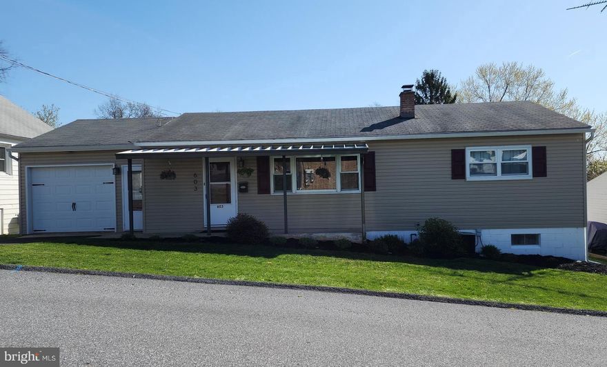 This lovely rancher sits on a double parcel with over a half acre!  Every space in this home has been updated  to give the home a modern appeal.  The kitchen boasts the soft close drawers with stainless steel appliances!  The present owners created a masterpiece from the main floor to the lower level.  The lower level offers a separate door to the outside and has an open area for entertaining or recreation and space for a microwave, refrig, sink, and laundry area plus a full bathroom and a 3rd bedroom w/ closet.  This home has many options for different age groups and may also work for in-law quarters or the like!
Also, the updates to the outside of the home include vinyl siding, gutters, new patio, and  composite decking!  A nice shed and playset are included and located in the backyard.  The homeowners are moving only because they needed a bigger home for their growing family.