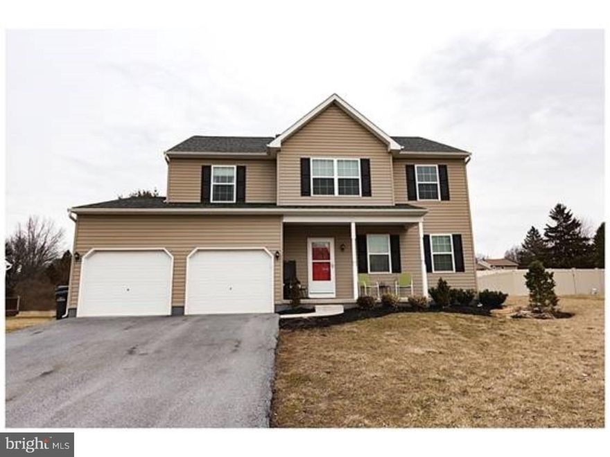 Welcome to the highly sought after Cedar Mill Crossing Development in award winning Owen J Roberts School District. This 5 year young home featuring many upgrades is move-in ready. Quality built by John Garis Homes, Inc. As you enter the Pinewood Federal Model  you will find hardwood flooring in the entry dining room and living rooms.   The first floor features   a hall powder room, soaring 9ft. ceilings, a large Dining Room with  upgraded tray ceiling, Large living room with cozy gas fireplace, breakfast area and upgraded  42" upper kitchen cabinets and built in desk area for the little ones to do homework or school projects.  From the 2 car garage you will enter the mud room with custom built in storage and attached laundry room. Exit through the sliders in the breakfast area  and relax this spring on the deck while the family plays in the over sized back yard. All door fixtures and lighting are done in today's  nickel finish. In the upper reaches you will find an over sized Master Suite boasting  a walk-in closet and private master bath. Three generously sized bedrooms and guest bath. Top it all off with a full basement with egress window just waiting for you to finish if you wish. Don't wait as this home will not last.