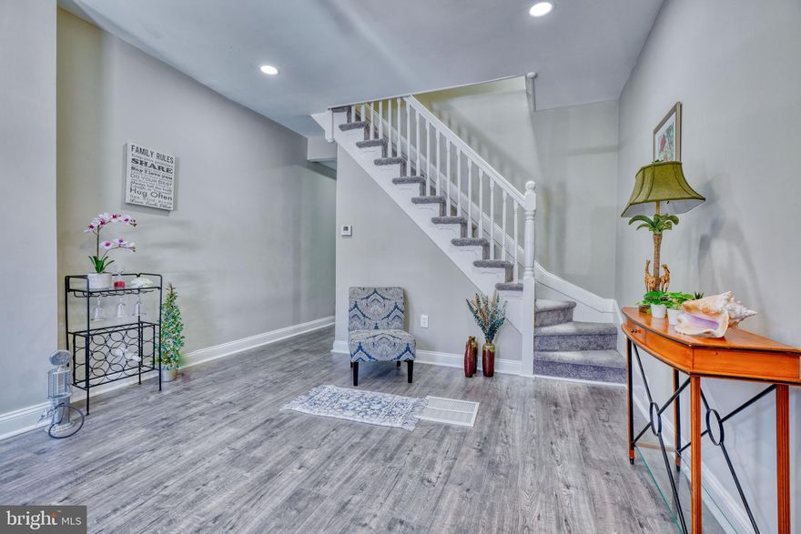 Be part of the Penn North Renaissance! This classic Baltimore townhome has 3 bedrooms and 2
elegantly appointed bathrooms to start your day with plenty of hot water from the new water
heater. The kitchen is the heart of this home with granite counters, all new SS appliances, and an
open plan with a dining area big enough to have the entire family around the table. Parking at the rear
of the house makes a short trip with groceries and the kids to the kitchen door. Easy-access laundry is
on the first floor and there is a full basement waiting for conversion to a play area or a great place
where you can watch the game with the gang! The new HVAC unit will keep you cool in summer and
roasty-toasty in the winter. Location is perfect for access to 83 or the soon to be renovated
Mondawmin Mall and Druid Hill Park is a short dog walk away. We will leave the light on for you!