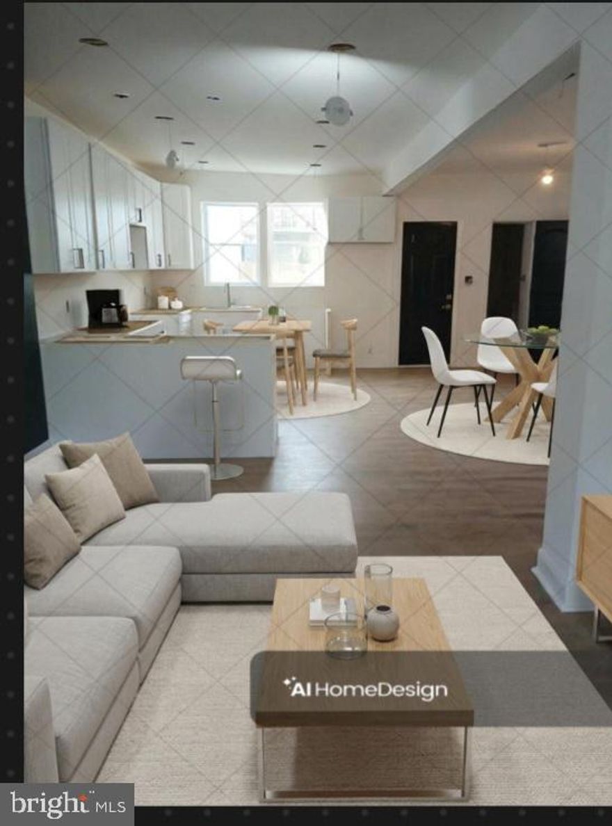 PRICE REDUCED!!!!!** SELLER SAYS MAKE AN OFFER!!!! This 4-bedroom 3 full bathrooms townhouse is the Gem that you've been searching for. Investors and buyers complete this stunning home. 90% of the renovations have been completed. All this home requires is an additional $10K-$15K to finalize its architectural beauty. Don't miss this opportunity to purchase this gem. Schedule your tour online today.  Sold- Strictly As-Is.