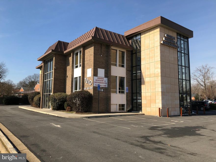 PRIME LOCATION IN THE HEART OF SPRINGFIELD, VA, NEXT TO SPRINGFIELD PLAZA SHOPPING CENTER. GIANT FOOD, WELLS FARGO BANK, TRADER JOE'S ARE WITHIN WALKING DISTANCE.  RIGHT ACROSS TO GARFIELD ELEMENTARY SCHOOL. PUBLIC BUS STOPS RIGHT IN FRONT OF THE BUILDING.  MINUTES AWAY FROM FRANCONIA - SPRINGFIELD METRO STATION, SPRINGFIELD COMMONS SHOPPING CENTER, SPRINGFIELD TOWN CENTER, NORTHERN VIRGINIA COMMUNITY COLLEGE AND KAISER PERMANENTE HOSPITAL.ELEVATOR TO ALL FLOORS, ABUNDANT PARKING, LOTS OF WINDOWS AND NATURAL LIGHT. TENANT BUILDOUT AVAILABILITY,  CORNER BUILDING WITH SIGNAGE FOR EACH TENANT.WITH VERY HIGH SPENDINGS INDEX FOR HEALTH CARE AND BEAUTY,  FITNESS/SOCIAL CLUB MEMBERSHIPS, AND FINANCIAL TOOLS IN THE AREA, THE  BEST USE  FOR THIS BUILDING WOULD BE YOGA, FITNESS, DANCE STUDIO, CHURCH, DENTAL LAB, DENTIST, PEDIATRIC DENTIST, MEDICAL DOCTOR, FINANCIAL ADVISOR, CPA, ATTORNEY, MORTGAGE BROKER, INSURANCE BROKER.GREAT LOCATION WITH ACCESS TO POPULATION OF 120,722, MEDIAN HOUSEHOLD INCOME $109,745  WITHIN 10 MINUTE DRIVE TIME.  CORNER LOT,  FREE STANDING BUILDING WITH AMAZING SIGNAGE OPPORTUNITY OF  A DAILY VISIBILITY BY  51,000 VEHICLE PER DAY.