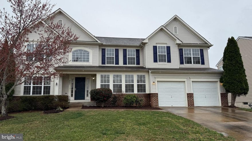 Spacious Colonial in Lee's Parke. Enjoy over 3500 sq. ft. of finished living space in this 4 bedroom, 2.5 bath home. Huge kitchen with large, center island with gas cooking, and built in desk, has plenty of room for a table and connects to the family room with cozy fireplace. Upper level features a large bonus area, and oversized bedrooms with walk-in closets. Laundry is also conveniently located on upper floor. Tons of storage space in the huge, unfinished basement and 2-car garage.  Peacefully backing to trees. Enjoy neighborhood amenities such as to basketball courts, a jogging/walking path, a community pool, tennis courts, and a tot lot. Minutes from I-95, Spotsylvania Medical Center, commuter lots, and the VRE for easy commuting.
***Carpets will be professionally cleaned prior to move-in.***