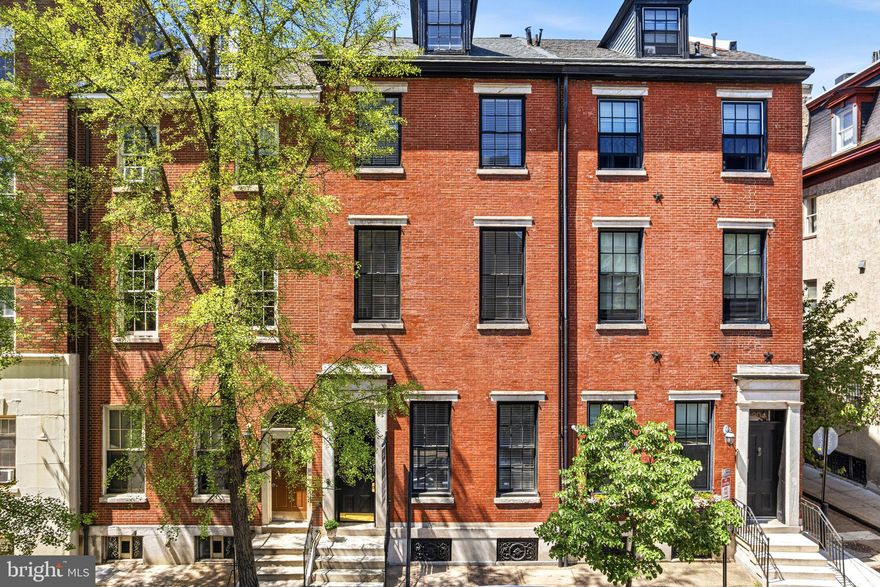 Experience the perfect balance of historic charm and modern sophistication in this fully renovated bi-level residence, set within a distinguished 1800s brownstone in the heart of Washington Square West. From the moment you enter through the grand double doors, you’re welcomed into a space where timeless architectural detail meets refined contemporary living.
 

Unit C offers an elegant, thoughtfully designed layout rich in character. Soaring 13-foot ceilings, hardwood floors, detailed crown molding, and a beautifully restored working marble fireplace (with brand new chimney and chimney box) create a warm and inviting atmosphere. Natural light pours through oversized windows, including a stunning bay window in the primary bedroom that enhances the home’s bright, airy feel.

 

This residence has been completely renovated with careful attention to both style and function. The brand-new kitchen features quartz countertops, a mosaic marble backsplash, and stainless steel appliances, while the bathrooms have been fully updated with modern finishes, including lighted vanity mirrors and a glass-enclosed shower in the primary suite. The fireplace has been meticulously restored with a new chimney system and firebox, preserving its original marble mantel and historic appeal.

 

A standout feature is the expansive private deck located off the upper-level bedroom/loft, complete with a hose hookup—perfect for entertaining or unwinding while enjoying sweeping city views. The home also includes an impressive 274 square feet of exclusive basement storage.

 

Additional amenities include a Nest thermostat, smart keyless entry with WiFi and phone access, video intercom, in-unit washer and dryer, and custom blinds. The building has been upgraded with a brand-new main roof backed by strong warranties, offering long-term peace of mind.

 

Ideally situated in a “Walker’s Paradise” (95 Walk Score) and “Rider’s Paradise” (Transit Score 100), this location provides easy access to PATCO lines just minutes away, as well as neighborhood favorites like Seger Park and Palumbo Playground. Convenient to Pennsylvania and Jefferson Hospitals and located within the sought-after McCall School catchment, this home is well-suited for professionals, city dwellers, or those seeking a stylish pied-à-terre.

 

306 S 10th Street #C presents a rare opportunity to own a move-in-ready residence that seamlessly blends historic elegance with modern comfort in one of Center City’s most desirable neighborhoods. A 3D Matterport tour is available for a closer look. The seller is also offering a 1% interest rate buy-down for the first year at no additional cost when using their preferred lender, along with a one-year prepaid home warranty.