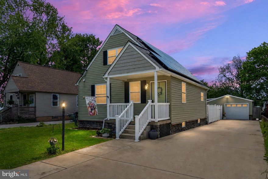 This adorable 3BR, 1.5 bath Cape Cod in the sought-after water-oriented community of Lynch Point is full of charm, updates, and outdoor entertainment space! The main level features a bedroom and beautifully updated full bath with a jetted tub and custom tiled walk-in shower with bench seating. The gourmet kitchen offers abundant cabinetry, expansive granite countertops, stainless steel appliances, double wall ovens, and hardwood floors that add warmth throughout the home.
Step outside to a maintenance-free composite deck overlooking the privacy-fenced yard complete with a fire pit, koi pond, and plenty of room for a pool. The oversized concrete driveway accommodates 5+ vehicles and leads to a garage with workshop space and an attached sunroom/outdoor entertaining area perfect for relaxing or hosting guests. Solar panels are leased with no monthly payment, allowing you to enjoy the energy savings without the added expense.
Located just one door down from community open space fields and around the corner from the waterfront community park with playground and sandy beach, this home offers the best of the Sparrows Point lifestyle. Known for its strong sense of community, Sparrows Point is loved for its schools, active rec council, parades, Fireman’s Carnival, tree lighting ceremony, and Haunted Dungeons. Nearby, you’ll enjoy 1,300-acre North Point State Park with trails, beach access, and fishing pier, along with Fort Howard Park featuring playgrounds, trails, pavilions, and waterfront views. Convenient to 695, 95, Tradepoint Atlantic, Amazon, the Port of Baltimore, Johns Hopkins, and world-class healthcare. Enjoy nearby waterfront restaurants, marinas, and a true water-oriented lifestyle just under 20 minutes from Canton and downtown Baltimore. Close to everything, yet it feels away from it all. Make your appointment today!