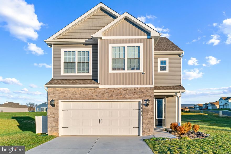 This stylish single-family residence offers 3 bedrooms, 2.5 bathrooms, and 2,025 finished square feet, available for both purchase and lease in the sought-after Claggetts Mill community. The updated interior begins in the foyer and opens into a spacious, open-concept great room. The living area is enhanced by a modern accent wall and floating media center, while the dining room features striking gold wainscotting and sliding door access to the patio. The bright white eat-in kitchen shines with stainless steel appliances, an oversized breakfast bar, a pantry, and a subway tile backsplash, with a nearby powder room completing the main level. The carpeted upper level includes three bedrooms, including the generous primary suite with double walk-in closets and a spacious ensuite bathroom. A centrally located laundry room and a second full bathroom serve the additional bedrooms. Outdoor living includes a patio and a large open backyard, perfect for gatherings or play. An attached 2-car garage provides added convenience.  If interested in Renting, See Listing for Residential Lease at MLS#MDWA2033088.