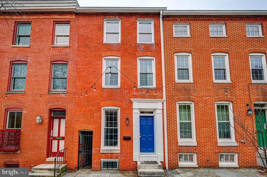 Tucked away in a quiet section of Washington Hill, this updated 2 bedroom/1 Bath home offers ample front parking, 3 floors of living, and a generous enclosed backyard. Exposed brick walls, two fireplaces, and a spiral staircase make this an exceptional find in the neighborhood. Johns Hopkins Hospital is within walking distance and offers a shuttle service for commuters. Nearby Fells Point and Harbor East offer a vibrant restaurant scene and an exciting nightlife. If you are ready to experience a slice of Baltimore, this is The ONE. Fireplaces are sold AS-IS. Parking is permitted on the house side of the street with free parking across the street. The house is allotted 2 parking passes with the city.