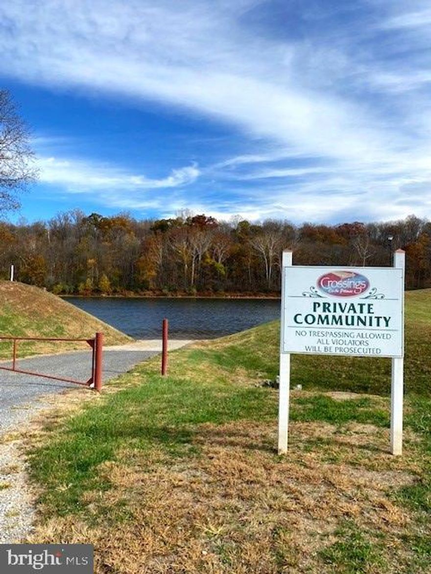 POTOMAC RIVER ACCESS / PRIVATE MARINA / READY TO BUILD!!  Prime acreage located in the highly sought after GATED WATERFRONT COMMUNITY of CROSSINGS ON THE POTOMAC!!
Private level building site with massive hardwoods and Winter RIVER VIEWS!!  Paved road frontage and perc test done!  Excellent financing options available!
SCHEDULE YOUR APPOINTMENT TODAY!!
