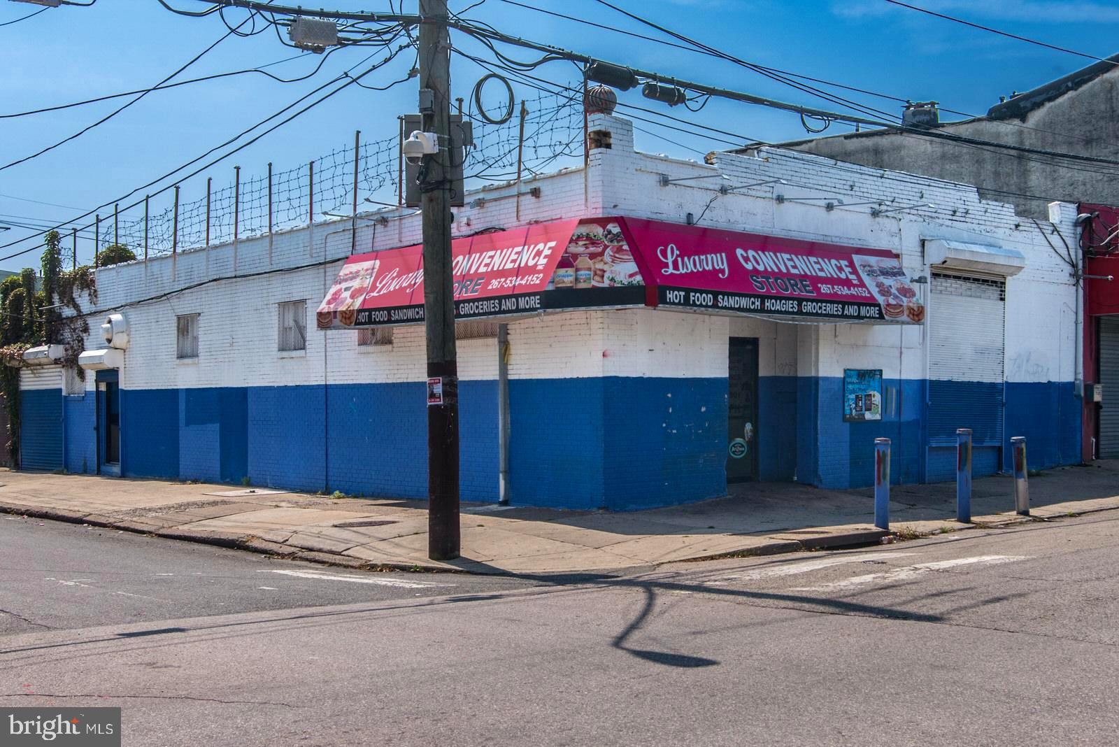 Huge CORNER unit building offers great exposure and excellent business opportunities! Ideal high traffic area with plenty of street parking and centrally located a few blocks South to downtown Center City, a few blocks East to Northern Liberties, and a few blocks North to Temple University & Broad St!
With almost 3000sqft PLUS a massive full/dry basement with great ceiling height, this property can accommodate any business type. Currently set up as a longtime and fully operable grocery store w/ hot/cold foods, featuring multiple freezers, refrigerators (including a wall length floor-to-ceiling drink refrigerator), deli cases, fully equipped kitchen w/ grill & deep fryers along w/ slicer and prep/storage areas, aisle shelving, and office spaces, all of the very costly equipment is here and this business is ready to go and start making money right away!
Property is en very good condition with newer & upgraded electric & plumbing. Main entrance along with side entrance, a large & convenient storage garage, and half bath. Corner properties of this size located close by to all of the city's hot spots are tough to come by, AND with a massive basement adding double the square footage that can be utilized for use!
Zoned ICMX this can be used for multiple commercial or industrial business types! A must see for savvy business owners & entrepreneurs!