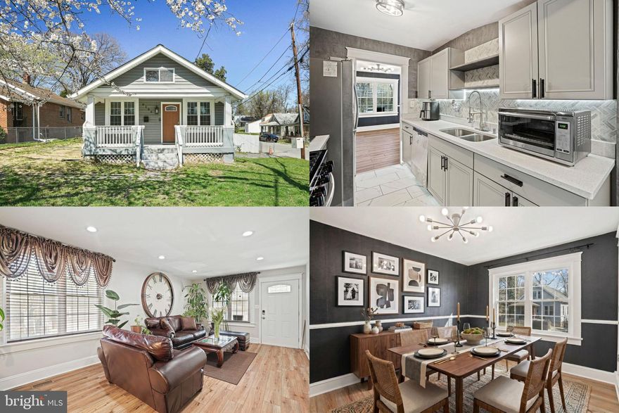 This beautifully renovated home, updated just three years ago, blends fresh, modern spaces with thoughtful functionality. From the roof to the floors, everything is practically brand new, offering peace of mind for years to come. The updated kitchen is a bright, inviting space for cooking and gathering, while the dining room provides a perfect spot for both everyday meals and special occasions.

The updated floors flow seamlessly throughout, and the bathrooms have been thoughtfully designed for both style and comfort. The spacious lower level adds valuable living space that can adapt to your needs, whether it’s a playroom, entertainment area, or home office. The third floor offers convenient additional storage space to keep things organized.

Outside, the home greets you with attractive curb appeal, and two driveways ensure ample parking for family and guests. Its location enhances the convenience with nearby Subway and Metro access, a post office across the street, and the township and police department just minutes away. Being close to the DC line adds an extra layer of accessibility, and future development in the area may make the location even more desirable.

This fully renovated home, with everything only three years old, offers an unbeatable combination of style, space, and convenience.  Photos may be virtually staged