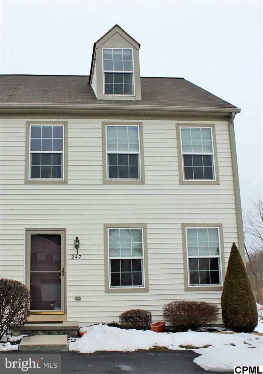 Very nice ready to move into end unit townhome w/ finished Bsmt. This home features new carpet throughout entire home, fresh paint, a gas FP in the living Rm, SS appliances and extra installed matching cabinets in the kitchen. Also comes with remote operated high-end ceiling/light fans. The finished Bsmt adds an additional 350 square feet of living area, an extra powder room and wet bar. Refrigerator, washer and dryer stays!