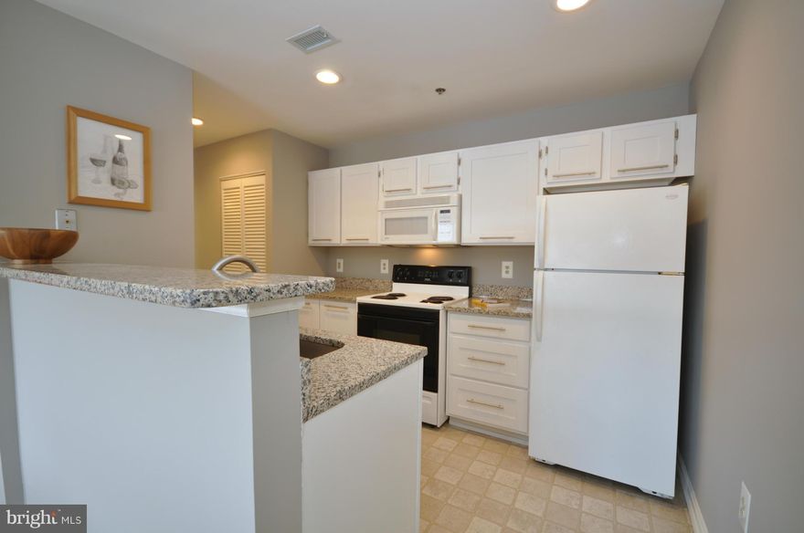 THE LIVING IS EASY in this low maintenance, top floor condo! Enjoy a great room w/double sliders to a 19  balcony & an updated KIT w/granite counters & pantry. There are 2 large BRs, each w/a dedicated FB & WIC, on opposite ends of the unit for privacy -- ideal for housemates! Have the assurance of 24-hour security & garage parking, just steps from waterfront promenade, marina, shopping & dining.