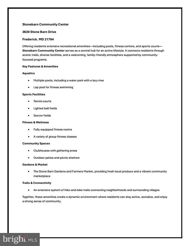 VILLAGES OF URBANA - Residential