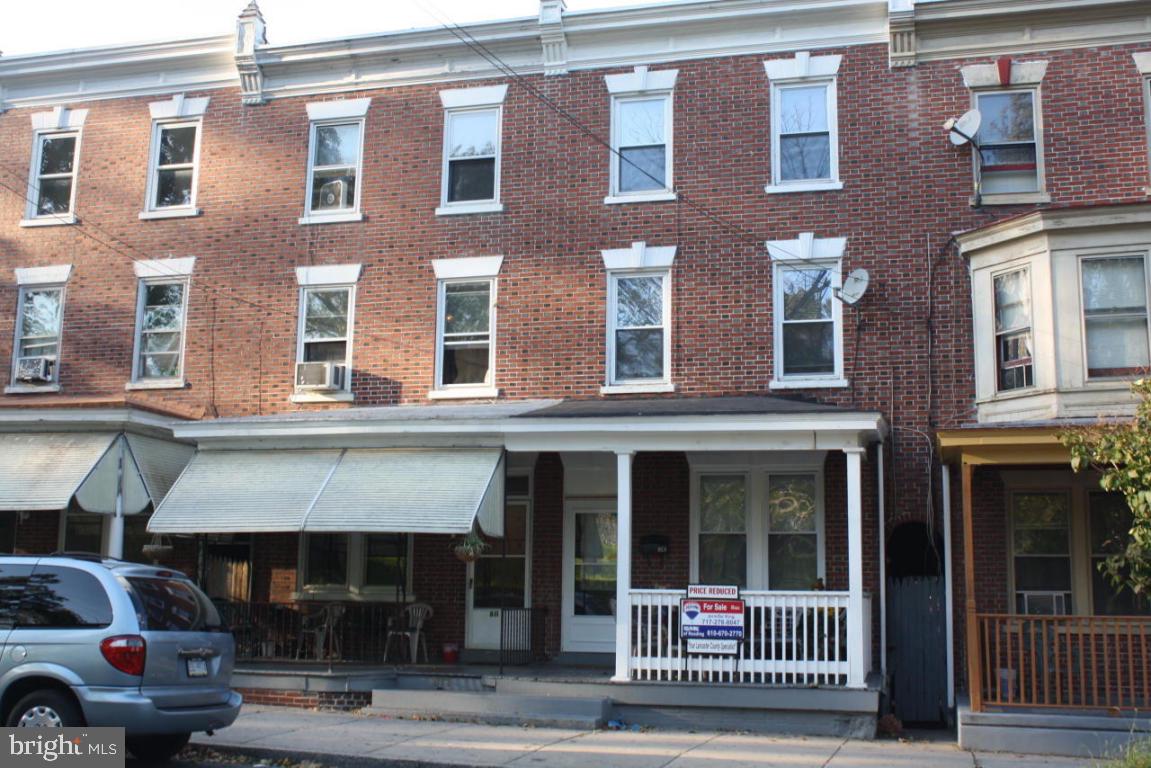 Build Instant Equity with this NationStar Short Sale! Very nice, large row home in Lancaster city, conveniently located across from the park! Cute rear yard, too! New(er) furnace (converted from oil to gas!), new(er) storm windows & doors, new(er) rubber roofs! Move right in!
