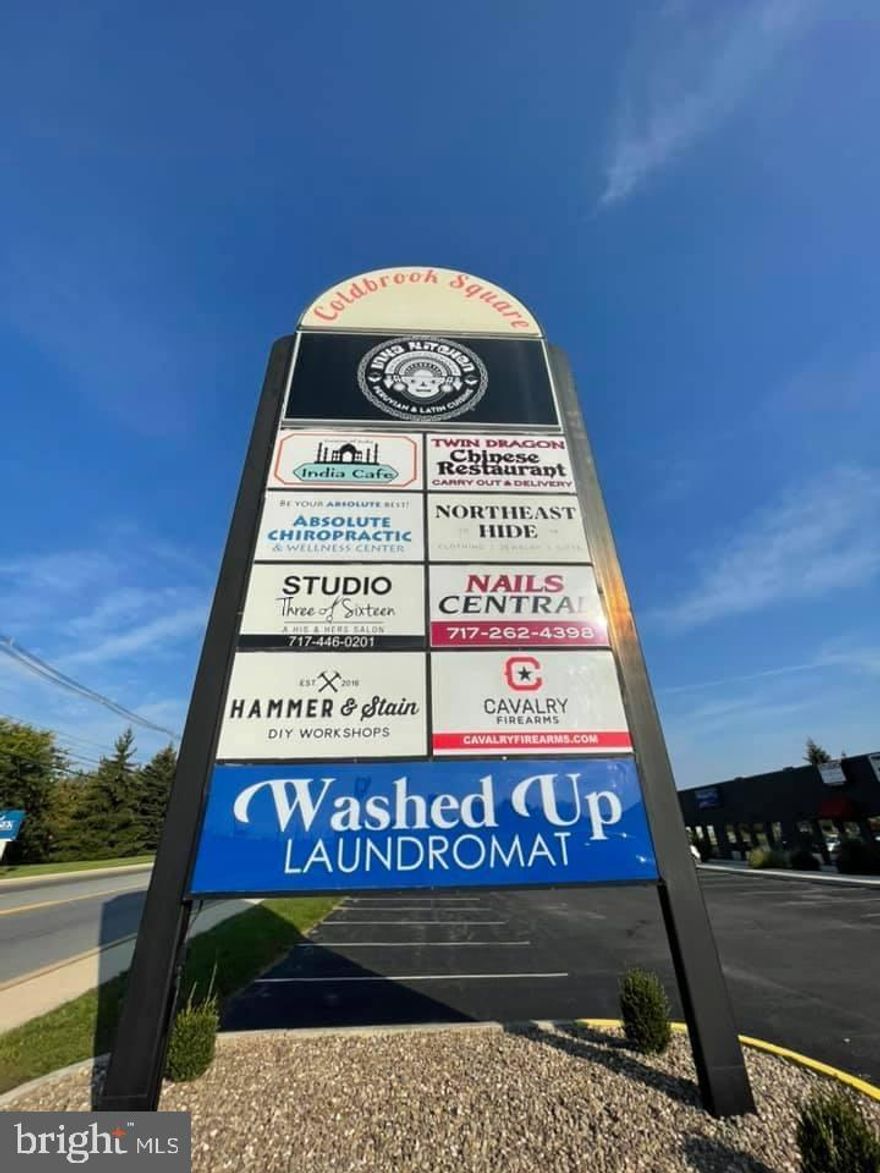 Fully leased 10 unit commercial shopping center with road frontage along busy Wayne Ave. in Chambersburg Pa. This property has undergone lots of upgrades over the past few years. Owner's replaced installed 2 NEW rubber roofs, multiple roof top ac units, exterior painting and upgraded landscaping, NEW signage upgrades of over $15,000. Call for income expense and any other information. Very busy Laundry mat included in sale. Agent related to seller.