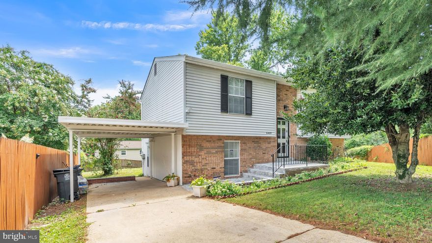 Welcome home to this beautifully-updated 3 bedroom, 2 bathroom home located on a spacious lot in a quiet cul-de-sac. Upon entering the split-foyer and walking up the stairs you enter the light and bright open concept living room and kitchen with your eyes drawn to the gleaming hardwood floors that reflect the natural light and recessed lighting all throughout this level. The modern kitchen features stainless steel appliances, white shaker cabinets, tile backsplash, and chic pendant lighting over the bar-height countertop. Two spacious bedrooms with ample closet space and a full hall bathroom completes this level. Every bathroom in this home has been updated with all new tile walls, fixtures, vanities and toilets.On the lower level of the home you have a bedroom with ceiling fan and closet space as well as a full bathroom - making it an excellent location for guests to stay or as a home office. The additional space on this level features recessed lighting and hardwood floors all throughout and could serve as a family room/rec room. The sliding glass doors give you access to the stone patio and large fully-fenced backyard - a great place for outdoor dining or entertaining! Recent updates on this home include a new roof, re-wiring for the whole home and crown molding throughout the home. Only 2 miles to the Addison Rd Metro with easy access to downtown DC, shopping and dining - you don’t want to miss this!