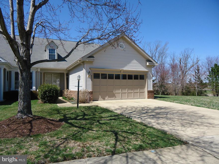 Beautiful one level home in Heritage Hunt - a 55+ Adult  gated community- offers 2 BR, 2 full BA located  on a corner lot  next to a well landscaped  large common area across the street  from the 1st Tee & backs up to a  private treed area.  One level living at it's best.   Perfect for anyone who wants to downsize & enjoy a pace that meets their needs. Move in ready to enjoy life.