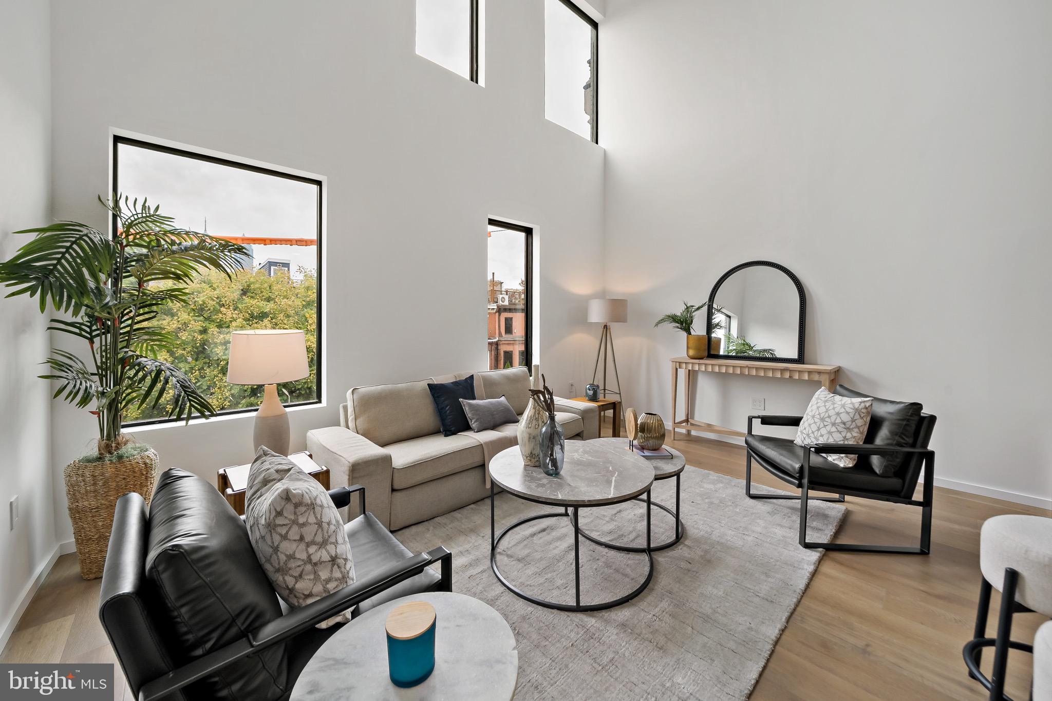 This is a boutique collection of architecturally-significant, design-driven new construction residences in the highly desirable Graduate Hospital neighborhood of Philadelphia Unit 3 (PENTHOUSE) has a spacious bi-level floorplan with the upper levels of the building that create a naturally flowing layout—plus a showstopping rooftop terrace for quiet private outdoor enjoyment and panoramic Philly skyline views. The kitchen and bathrooms feature an inspired fit, finish and fixtures. Exceptional interiors, oversized windows, spacious main living area, ample closet space, hardwood flooring throughout, soaring lofted ceiling heights as high as 19’, abundant natural light , and convenient. Easy walk into Rittenhouse Square, Center City, South Street. Grad Hospital is one of the preferred neighborhoods throughout Greater Philadelphia. 10yr tax abatement. Ask about our exclusive preferred lending options including an attractive rate buydown program and other mortgage/financial incentives.