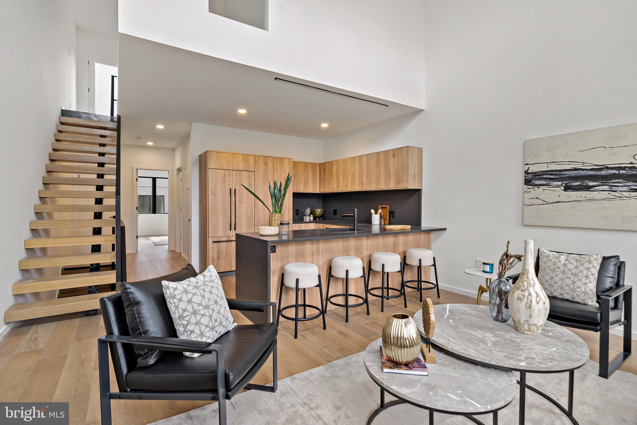 This is a boutique collection of architecturally-significant, design-driven new construction residences in the highly desirable Graduate Hospital neighborhood of Philadelphia Unit 3 (PENTHOUSE) has a spacious bi-level floorplan with the upper levels of the building that create a naturally flowing layout—plus a showstopping rooftop terrace for quiet private outdoor enjoyment and panoramic Philly skyline views. The kitchen and bathrooms feature an inspired fit, finish and fixtures. Exceptional interiors, oversized windows, spacious main living area, ample closet space, hardwood flooring throughout, soaring lofted ceiling heights as high as 19’, abundant natural light , and convenient. Easy walk into Rittenhouse Square, Center City, South Street. Grad Hospital is one of the preferred neighborhoods throughout Greater Philadelphia. 10yr tax abatement. Ask about our exclusive preferred lending options including an attractive rate buydown program and other mortgage/financial incentives.