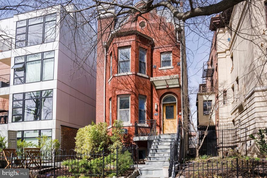Welcome to this fabulous 2-bedroom, 2-bathroom condo in the heart of Washington, DC!  This
stylish unit offers  1,036 square feet of thoughtfully designed living space, blending modern comfort with city charm.

Step inside to find warm hardwood floors, high ceilings, exposed brick, and modern railings that combine to create an inviting, airy ambiance.  The open-concept kitchen features stainless steel appliances, ample cabinet space, Italian marble countertops and an adjacent dining area—perfect for both casual meals and entertaining.  The living area with southern exposure offers plenty of sunshine as well as a charming bay-shaped sitting/reading area. 

The primary suite offers a peaceful retreat with walk-in closet and its own en-suite marble tile bathroom as well as a private balcony, ideal for morning coffee or unwinding after a long day. 

The second bedroom provides flexibility—perfect for a guest room, home office, or whatever suits your lifestyle.  A marble tile hall second bathroom provides convenience for this bedroom or for guests.  An in-unit washer and dryer is yet another amenity of this property.

Residents enjoy a boutique community with low monthly fees.  Situated in the vibrant Adams Morgan neighborhood, this location is unbeatable.  You are just moments away from the National Zoo, the Red Line Woodley metro, multiple grocery stores such as Safeway and Harris Teeter, and fine dining options like the Michelin- starred Tail Up Goat, located right across the street, and its sister restaurant, Reveler's Hour.  Start your day off with a morning beverage at Compass Coffee or Starbucks.  Local favorites such as the Line Hotel,  Jack Rose,  El Tamarindo, Lapis, and Mintwood Place are within close proximity.  Don’t miss this opportunity to call this modern haven your home!