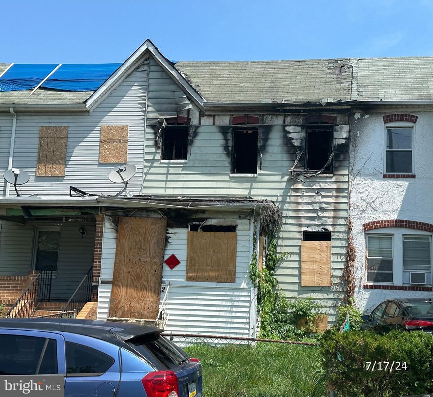 3 Story townhouse in Brooklyn being sold AS-IS. Property is vacant, fire damaged and in need of major repairs.