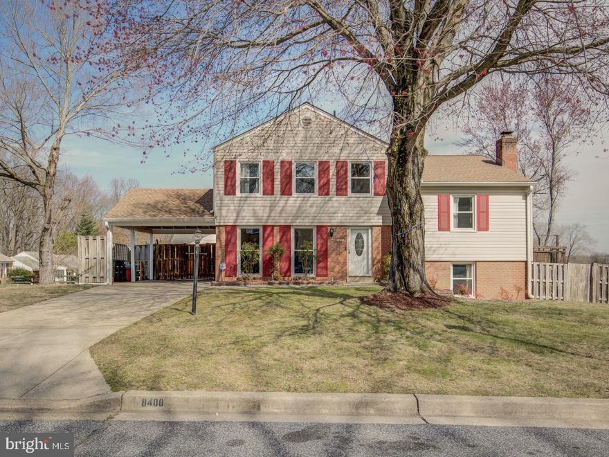 This spacious 5 bedroom, 2.5 bath, five level home sits on a fenced corner lot. The large eat-in kitchen features granite counter tops, stainless steel appliances and recessed lights. Beautiful hardwood floors in the living and dining rooms. Dining room has walkout to brick patio. Upper level has Master suite w/beautifully updated bathroom and a second bedroom. Upper level 2 has 3 bedrooms and a full bath. The Lower level features huge family room, great for entertaining. Lower level 2 has large laundry room with a sink and an additional refrigerator. The lower level also includes a huge rec room/basement…NEW(2022) ROOF. Minutes away from Rosaryville State Park and Patuxent River Park…