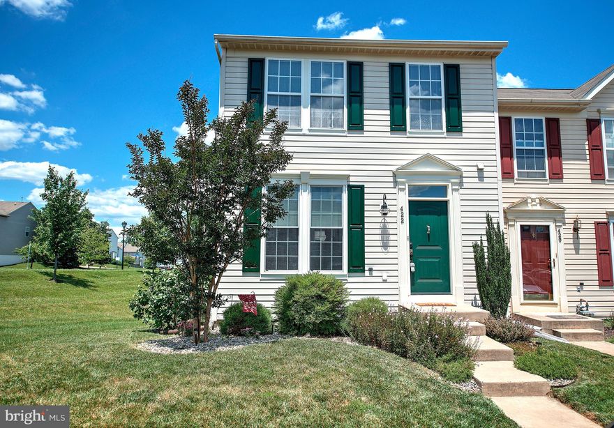 Multiple offers in.  Seller has requested all offers to be submitted by 11am Saturday June 19, 2021.
Beautiful END OF GROUP  townhouse  with a 3 level bump out, finished lower level, fenced yard, upper and lower decks, NEW FLOORING on main level and BRAND NEW CARPET  ON UPPER LEVEL AND STAIRS! Other recent UPDATES include  New Roof (2019), Stainless Steel gas range, refrigerator & microwave (2019), washer/dryer (2020), front door (2019)
HOME WARRANTY, TOO! Open House Sunday June 20 from 12-2pm..EXCLUDED: All wall mounted shelves & cabinets; Mirror in Living Room;  Basement wall display cabinets; lower deck string lights