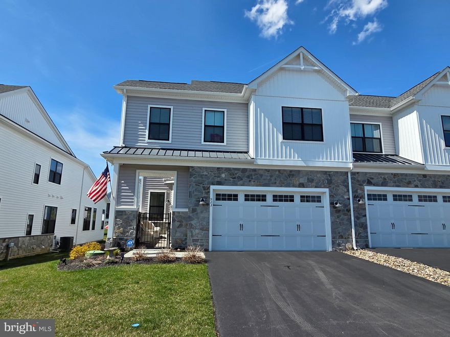 Welcome to 923 Stable Way, a beautifully upgraded 3-bedroom, 2.5-bathroom twin home located in the prestigious 55+ community of Preserve at Marsh Creek, within the award-winning Downingtown Area School District. This exceptional home offers premium finishes, thoughtful design, and low-maintenance luxury living in one of the area’s most sought-after neighborhoods. Approach the front entrance and you’re greeted by a private front patio—an ideal spot to enjoy your morning coffee or unwind in the evening. Step inside to a bright, open, and airy floor plan enhanced by gorgeous flooring, neutral paint tones, and stylish finishes throughout. The sun-drenched dining area welcomes you in, creating a warm and inviting space for entertaining. Flowing seamlessly into the heart of the home, the premium gourmet kitchen is sure to impress, featuring stainless steel appliances, gas cooking, stunning countertops and backsplash, and a large center island with sink and additional bar seating—perfect for gatherings both big and small. At the rear of the home, the elegant living room boasts tray ceilings and sliding glass doors that lead to your private screened-in back porch, making indoor-outdoor entertaining effortless. Just off the living room, you’ll find the convenient main-level primary suite, complete with a spacious walk-in closet and a spa-like ensuite bath featuring a dual-sink vanity and a large glass-door shower. A well-appointed half bath and laundry room complete the main level. Upstairs offers a versatile loft area—ideal as a cozy family room, reading nook, or home office. Two generously sized bedrooms with plush carpeting and large walk-in closets provide comfort and flexibility for guests. A full hall bathroom adds convenience and functionality. The full basement offers abundant storage and endless potential—finish it to create additional living space tailored to your needs! Residents of Preserve at Marsh Creek enjoy a vibrant and active lifestyle with exceptional amenities (including a state of the art clubhouse, fitness center, outdoor pool, tennis & pickleball courts, etc.) and a prime location just minutes from Marsh Creek State Park, where you can enjoy boating, walking trails, and beautiful lake views at Marsh Creek Lake. This is low-maintenance, luxury living at its finest—don’t miss the opportunity to make 923 Stable Way your next chapter!