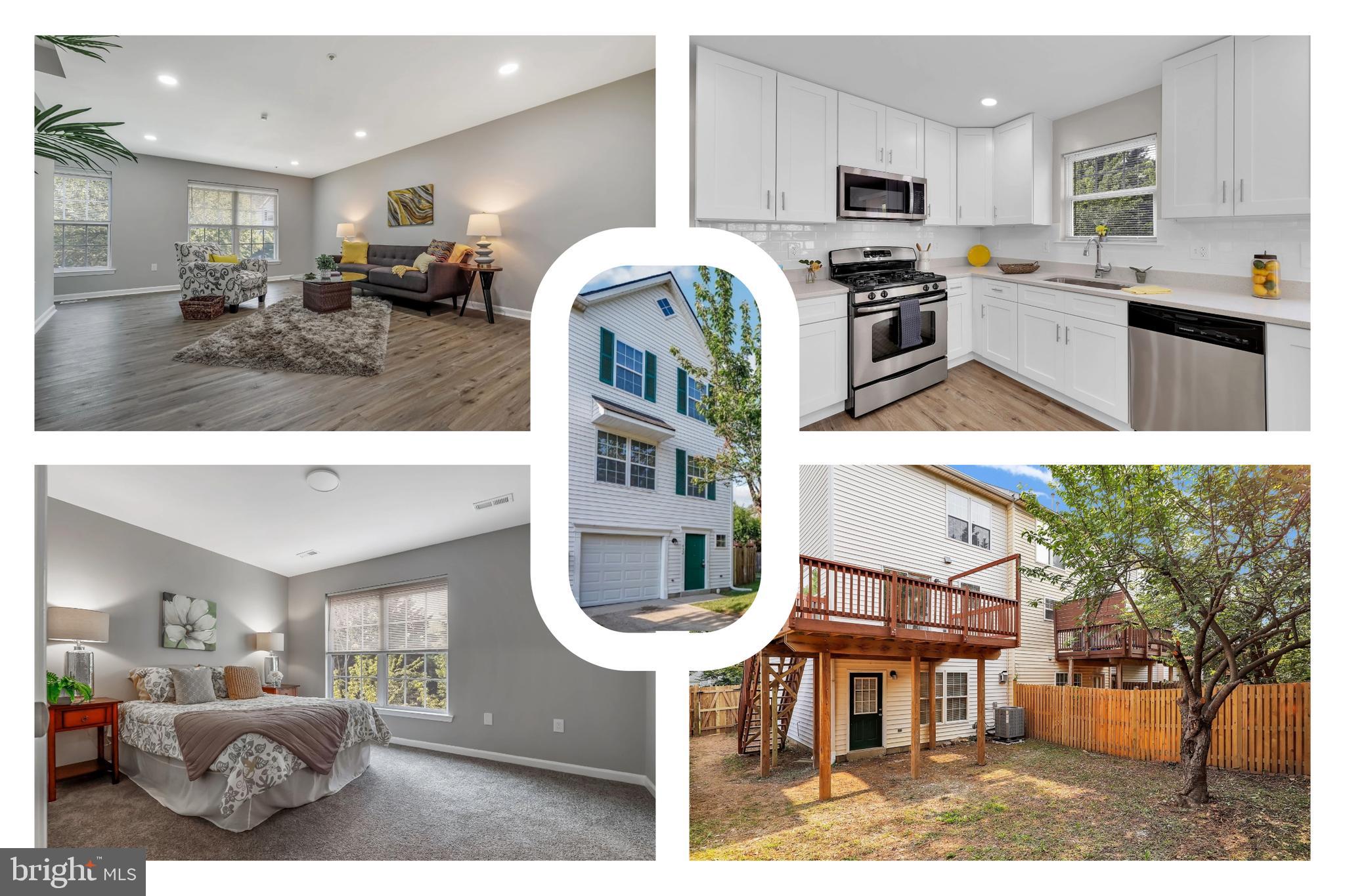 NEW ROOF, NEW HVAC, NEW WINDOWS, AND AMPLE PARKING!!
Welcome to this beautifully updated, move-in-ready END-UNIT townhome, offering 4 bedrooms, 2.5 bathrooms, and a thoughtfully designed multi-level layout. Ideally located in a sought-after Frederick neighborhood just minutes from Downtown, I-270, Route 70, and Route 15, this home perfectly blends modern comfort, stylish upgrades, and functional living spaces.
Step inside to a bright, inviting main level featuring luxury vinyl plank flooring, fresh paint, and a spacious open-concept design. The heart of the home is the stunning updated kitchen, complete with brand-new cabinetry, stainless steel appliances, and quartz countertops—perfect for both everyday living and entertaining. The adjoining dining and living areas flow effortlessly to a private, fully fenced deck—ideal for outdoor relaxation or gatherings.
Upstairs, you'll find three generously sized bedrooms, including a spacious primary suite with ample closet space and a tastefully renovated en-suite bathroom. The lower level offers a versatile bonus room with a private entrance and cozy fireplace—perfect as a fourth bedroom, guest suite, home office, or additional living space.
Enjoy peace of mind with major updates including a new roof, new HVAC system, and new windows throughout. Additional highlights include a garage with 2-car parking, a low-maintenance exterior, and an affordable HOA that adds convenience to your lifestyle.
With easy access to shopping, dining, commuter routes, and all that Frederick has to offer, this home is a rare gem and won’t last long!