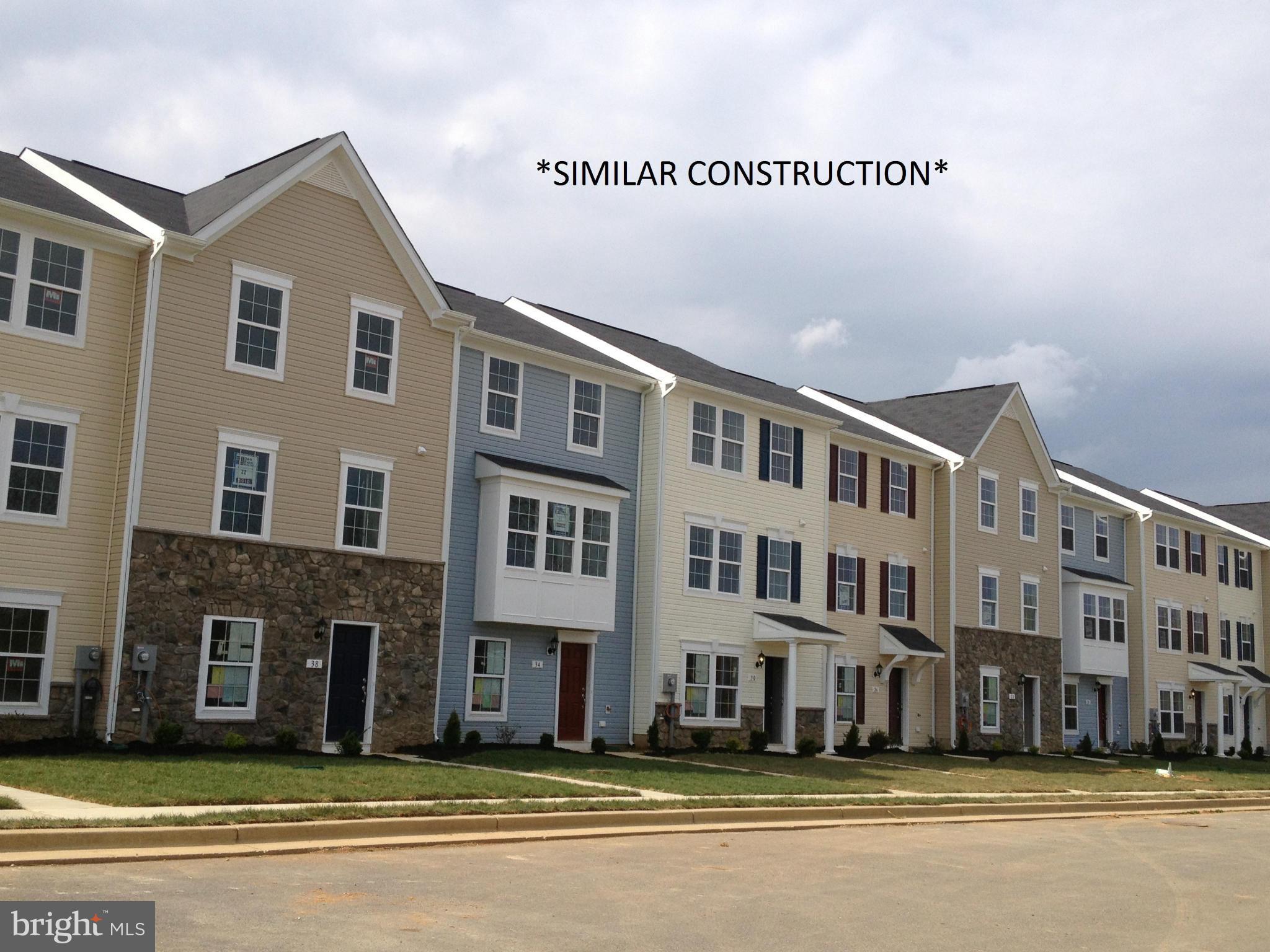 Dan Ryan Builders at Boyds Crossing offers a new set of affordable townhomess for October delivery. Finished on all 3levels, this unit includes 3bedrooms, 2.5Baths, finished den/study + big rec room in walkout lower level which also has bath rough in to finish later! Step onto the 10x10 deck from the island kitchen for a cookout! Upgrade appliances including microwave. Great So.Berkeley location!