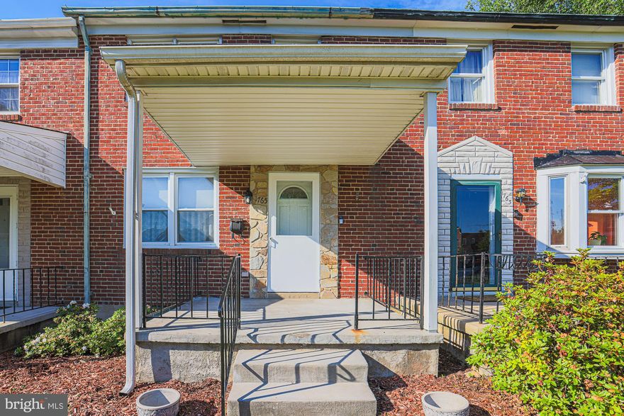 COZY 3 Bedroom 1 FULL Bath BRICK Townhome with COVERED Front Porch in Ridgeleigh * Features Include:  SPACIOUS living room * Separate dining room * Hardwood floors * Three bedrooms and a FULL Bath on the upper level * On the lower level you will find a LARGE family room,  utility room with PLENTY of storage and basement walkout * FULLY fenced yard and covered rear deck * This home has been well maintained * Close to shopping and restaurants!