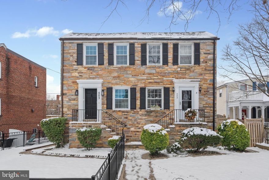 Step into your new abode and get ready to be enchanted! This refined duplex, nestled on a generously sized 3000 square foot lot in the heart of Del Ray, welcomes you with exquisite upgrades. The charm of this residence lies in its impressive features and upgrades, ensuring a modern and comfortable lifestyle.
Upon entering, you'll be greeted by a spacious, light-filled living room that seamlessly flows into the stunning, renovated modern kitchen. Continue through to the addition, a versatile space that can serve as a dining room, office, or cozy den. Adorned with beautiful new hardwood floors and newly installed recessed lighting, this area adds a touch of elegance to your home. The well-appointed kitchen is a chef's dream, boasting stainless steel appliances and elegant Quartz countertops. There's ample space for a free-standing kitchen island, making it a culinary haven. Ascend to the upper level, where you'll find two generously sized bedrooms and a thoughtfully renovated full bathroom. Both bedrooms benefit from newly installed recessed dimmable lighting, and custom closet systems provide organized storage space.
The fully finished lower level offers a versatile recreational room and a luxurious full bathroom with recent upgrades. In 2023, the home underwent remarkable improvements, including a new water heater, replacement of the HVAC furnace, addition of a smart thermostat, and thorough cleaning of air ducts for improved indoor air quality. The laundry experience was elevated with a Samsung Smart Washer and Dryer. The exterior of the home received extensive landscaping and hardscaping work, including a flagstone patio, a firepit, removing old shrubbery, finishing the storage room under the addition, and improved grading. The large fully-fenced backyard is perfect for entertaining or enjoying a peaceful evening. Additional upgrades include attic insulation, new light fixtures, light switches, GFCIs, flooring, new doors and door knobs, an under-sink water filter in the kitchen, and fresh paint throughout. This home is move-in ready, offering a perfect blend of style and functionality. Experience the joy of living in Del Ray, surrounded by a vibrant community and convenient access to excellent amenities. Welcome to your dream home!