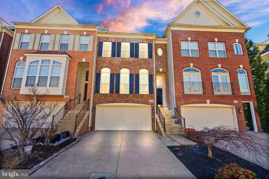 Modern elegance meets inviting comfort in this beautifully updated brick townhome, built by Brookfield. Spanning over 2,300 finished square feet, this residence offers a spacious and thoughtfully designed layout, featuring 3-4 bedrooms and 3.5 bathrooms. Pride of original-ownership abounds from top to bottom of this lovely residence.

Discover a newly updated kitchen that is sure to be the heart of your home, boasting contemporary finishes and ample space for culinary creativity. The gorgeous linear tile backsplash, quartz countertops, a center island, plentiful cabinetry, and stainless steel appliances are the perfect blend of form and function. Open to a family room (currently used as casual dining) with built-ins, enhanced by a cozy fireplace, the ambience is set for relaxation. Soak in the sunshine on the rear deck, overlooking common area. Also on the main level: a formal living room, dining room, and powder room. 

Ascend to the upper level to find a spacious primary ensuite, with great sightlines to the greenery outdoors. The primary has not one, but two walk in closets, plus a linen closet. This true retreat offers a private, fully renovated bath that exudes luxury and tranquility. With an elegant dual vanity, linear marble-look flooring, sophisticated lighting and a custom mirror, you will take pleasure in getting ready each morning. Step into the exquisite frameless-enclosed shower with marble hex tile flooring and wall niches, then luxuriate under the refreshing rain shower head. Two additional bedrooms await down the hall, sharing a fully renovated bathroom. The linear tile flooring, tiled shower, new vanity and fixtures aim to impress.

Descend to the lower level, which consists of a rec room (with a glass door to the patio), a full bathroom, and laundry room. The wood-look porcelain tile flooring elevates this level. The rec room could be used as a 4th bedroom, office, exercise room, den, playroom - whatever you dream up! 

Outside, you'll find a generous fenced-in yard that offers endless possibilities for outdoor enjoyment and entertainment. Whether you're hosting gatherings or enjoying a quiet morning coffee, the outdoor space complements the home's inviting interior.

You'll live feel the benefits of this Leesburg location, starting with its small town charm with big city access. A variety of local amenities, dining, and recreational opportunities are right outside your doorstep. Nearby are Wegmans, Costco, Target, Kohls, Starbucks, Home Depot, Panera, and the list goes on! INOVA Loudoun Hospital offers top-notch medical care. Leesburg has a rich history, and vibrant historic downtown. Enjoy ongoing community events like the annual Flower & Garden Festival, parades for the 4th of July, Christmas and Halloween, a summer concert series, the Leesburg Farmers Market, and monthly First Friday events. Living in the Town of Leesburg comes with perks such as discounts to Ida Lee Recreation Center and A.V. Symington Water Park, trash / recycling collection, etc. You'll never tire of all there is to do in Leesburg. Experience the perfect blend of style and convenience in this captivating home!