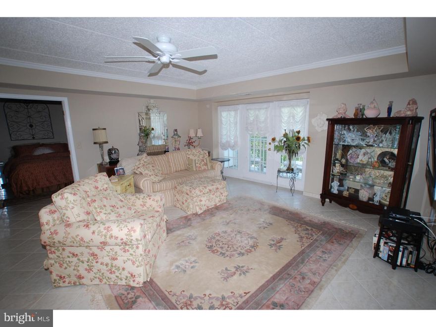 "Move in condition" does not do this home justice.  So clean it doesn't look like anybody ever lived here!  If you have been looking for a lovingly maintained large 55Plus condo, your search is over. Located in the desirable, affordable, and established 55+ development of Centennial Station in super convenient Warminster Bucks County. Beautiful tile and laminate flooring throughout.  Best view in the development looking out at the 6 acre courtyard and pool. At over 1,400 square feet, this limited edition Ibis model has all the room you will ever need. Try to find this much space in a similar development with a tax bill less than $3,000/year. Located in a building building that is connected to all the activities! Here, you'll get the convenience and low maintenance advantages of a condominium blended with single home room sizes.  The Building has a large Otis Elevator As Well As Sprinklers Throughout Units And Common Areas. Condo fee Includes Trash, Snow,Water,Sewer,Cable T.V., Security system monitoring, Plus Activity Center W/Indoor Year-Round heated 25MPool,Exercise Room,Craft Room (W/ Kiln),Card Room, Billiard Room,And Meeting/Banquet Room. Commercial Wing Of Activity Center Has Notary/Real Estate office, Restaurant, Hair Salon, and Dentist.