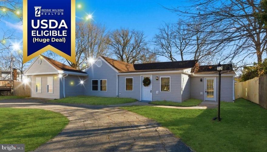 4425 Strauss Ave in Indian Head offers a rare opportunity. This home is located in a USDA-eligible area - making it easier to step into a beautiful, fully renovated home sooner than you might expect.

From the moment you arrive, it’s clear this four-bedroom, three-bath residence has been completely reimagined with care and intention. Every major system has been replaced, so you can move in with confidence and peace of mind. The home features a brand-new kitchen, new bathrooms, new flooring throughout, new windows, a new furnace, a new water heater, an updated electrical panel, new insulation, and new siding, gutters, and new doors — truly a top-to-bottom renovation designed for easy, modern living.

The heart of the home flows effortlessly from the kitchen into the living and dining areas, creating a bright, open space that works just as well for quiet mornings as it does for gatherings with friends and family. Thoughtful details and clean finishes give the home a fresh, timeless feel. And unlike many new construction homes, this one includes something buyers truly appreciate: a brand-new washer and dryer, already installed and ready to use.

The location adds even more value to the story. Naval Support Facility Indian Head is about 10 minutes away, while Alexandria, VA, is roughly 30 minutes away. Joint Base Andrews is an easy 30–35 minute drive, and Joint Base Anacostia-Bolling in Washington, DC is approximately 40 minutes, making this an ideal home base for commuters, military personnel, and anyone working in the DC metro area.

Life in Indian Head offers a balance of comfort and convenience. Nearby community parks provide space to unwind and enjoy the outdoors, while the new Oasis Grocery Store, a local movie theater, and a cozy coffee house add to the neighborhood’s charm. For expanded shopping, dining, and entertainment, White Plains and Waldorf are just minutes away.

Set in a neighborhood that feels quiet, welcoming, and full of old-time charm, this home is surrounded by a community that offers far more than meets the eye. Indian Head is known for its scenic bike and walking trails, easy access to the Potomac River, and a pace of life that feels relaxed yet connected—perfect for those who value both nature and convenience.

At 4425 Strauss Ave, everything is new, the financing options are exceptional, and the lifestyle is easy. It’s more than a renovation—it’s a fresh beginning, ready to welcome its next chapter.