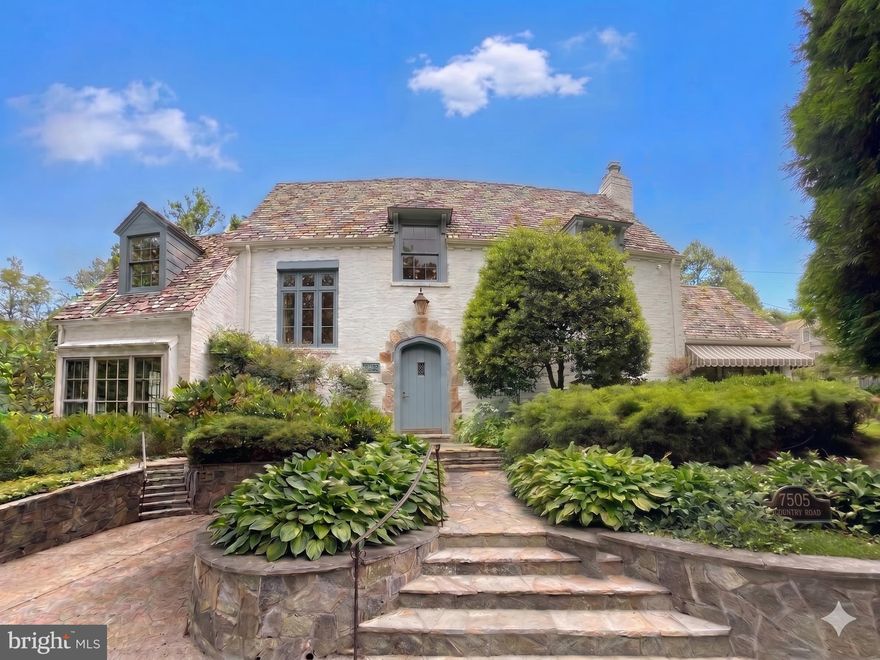 This is what you’ve been waiting for! Nestled in the heart of coveted Chevy Chase Section 5, this enchanting English country-style home offers the very best of neighborhood living with beautiful, lush landscaping, a charming tree-lined street, and the warmth of a true community gem. Distinguished by its timeless Flemish-bond brick construction and a classic Buckingham slate roof, this residence exudes character and curb appeal.

Featuring 4-5 bedrooms, 3.5 baths, and 3 finished levels, this move-in-ready residence is filled with natural light & timeless charm throughout. Enjoy gracious formal living and dining rooms, a delightful sunroom, spacious living areas, and a tucked-away private flex room perfect for a home office, study, or creative space. Expansive grounds provide wonderful opportunities for entertaining, play, or peaceful outdoor enjoyment.

The fully finished lower level offers exceptional flexibility, with a large recreation space, a fireplace, abundant storage, and a private bedroom and bath, ideal for an au pair, guest suite, or home office.

Perfectly positioned to enjoy the best of Chevy Chase & Bethesda living, residents are just a delightful sidewalk stroll from a neighborhood grocery store, charming café, pharmacy, boutique shopping, and an acclaimed gourmet dining destination. Ideally located with convenient access to all three major airports, I-495, downtown Bethesda, and Washington, DC, this special home offers the perfect balance of peaceful neighborhood living and urban accessibility.