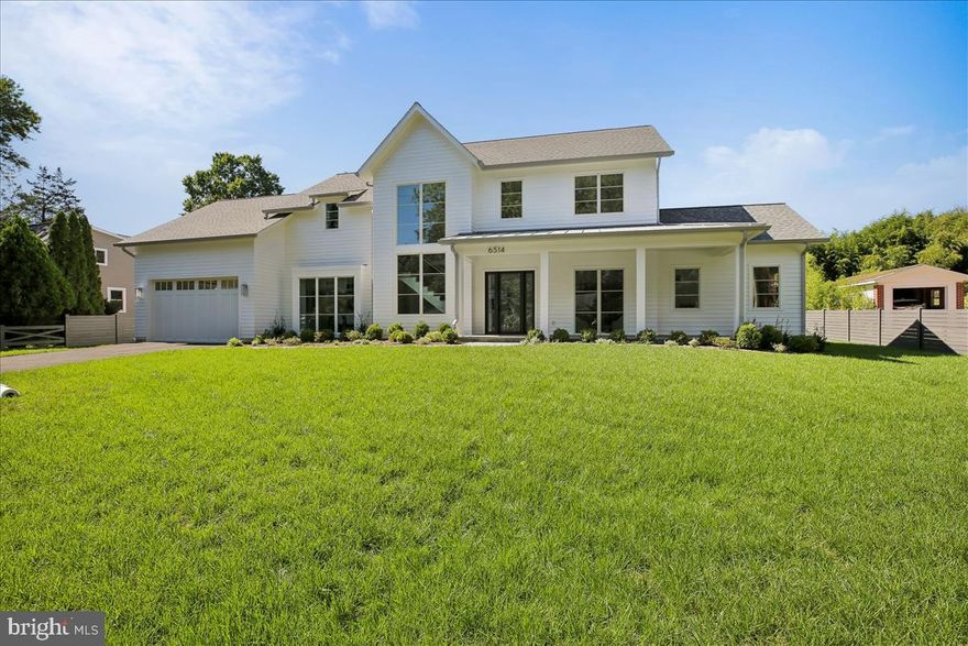 100% Completed!  Welcome to 6514 76th Street, built by Patrick K. Keating & Company and Kehoe Construction and designed by GTM Architects! This exquisite luxury home boasts 6 bedrooms, 5 full bathrooms, 2 half bathrooms and over 6,100 sq ft of finished living space and is situated on an oversized ½ acre lot in the lovely Cabin John Park neighborhood.

The exterior has a peaceful color palette, a stunning staircase silhouette as viewed through the front window, a two-car garage and an enormous flat, fenced private backyard with a screened porch and patio and it is ready for a pool!

The open and spacious floor plan features elegant, modern craftsman touches everywhere including kitchens and baths designed by Jack Rosen Custom Kitchens and large windows for plenty of natural light! Flush doors at entry and curbless showers throughout the house make this home easily wheelchair accessible!

There is also an option for an elevator!

On the main level you will find an inviting living room, formal dining room, butler’s pantry, family room perfect for entertaining with a multi glide door to the back porch with retractable phantom screens, built ins and a linear gas fireplace with custom designed surround detail, a gourmet kitchen with a center island, and breakfast area, a mud room, two powder rooms and an in-law suite with a full bathroom!

A statement staircase in white oak takes you up to the gorgeous upper level that includes a large relaxing primary suite with expansive custom designed walk-in closet and a spa bathroom with heated floors, a freestanding bath, oversized shower, two vanities and a makeup station. Also included on the upper level are 3 additional bedrooms, 2 additional bathrooms and a laundry room with a sink and cabinets and air-conditioned attic storage.

The lower level includes an oversized recreation room with a wet bar, an exercise room, a bedroom with a walk-in closet and a full bathroom and a finished storage room.

Great location in the Whitman High School District and convenient to the beltway, Washington D.C. and Bethesda. Trailhead access is steps away to take you down to the C&O Canal.
