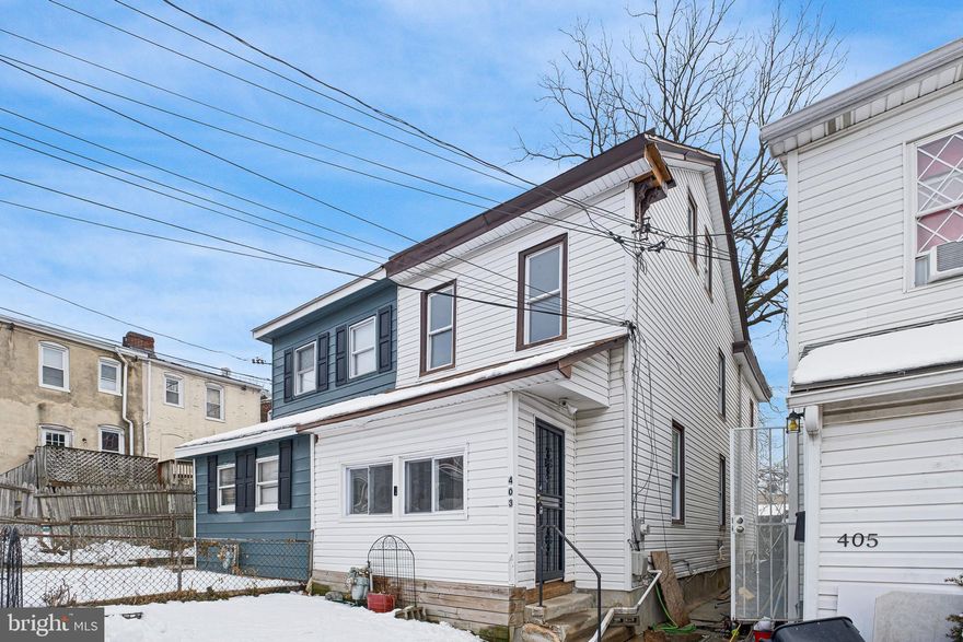 Welcome to 403 S 6th Street, Darby, PA, a beautifully updated twin home offering space, functionality, and modern touches throughout. Enter through the bright enclosed front porch — the perfect spot to relax — and step into the spacious living room that flows seamlessly into the dining room, complete with staircase access to the second floor. Continue into the kitchen featuring stainless steel appliances, tile flooring, and a stylish tile backsplash. Just off the kitchen, enjoy convenient access to the fully fenced backyard, ideal for entertaining or outdoor enjoyment. A first-floor half bath adds everyday convenience.

Upstairs, the second floor offers a large primary bedroom filled with natural light, along with two additional bedrooms and a full bathroom with shower/tub combo. The third floor provides a versatile bonus space that can be used as a fourth bedroom, office, playroom, or game room.

With numerous updates and flexible living space, this home offers incredible value and opportunity. This one won’t last — schedule your tour today!