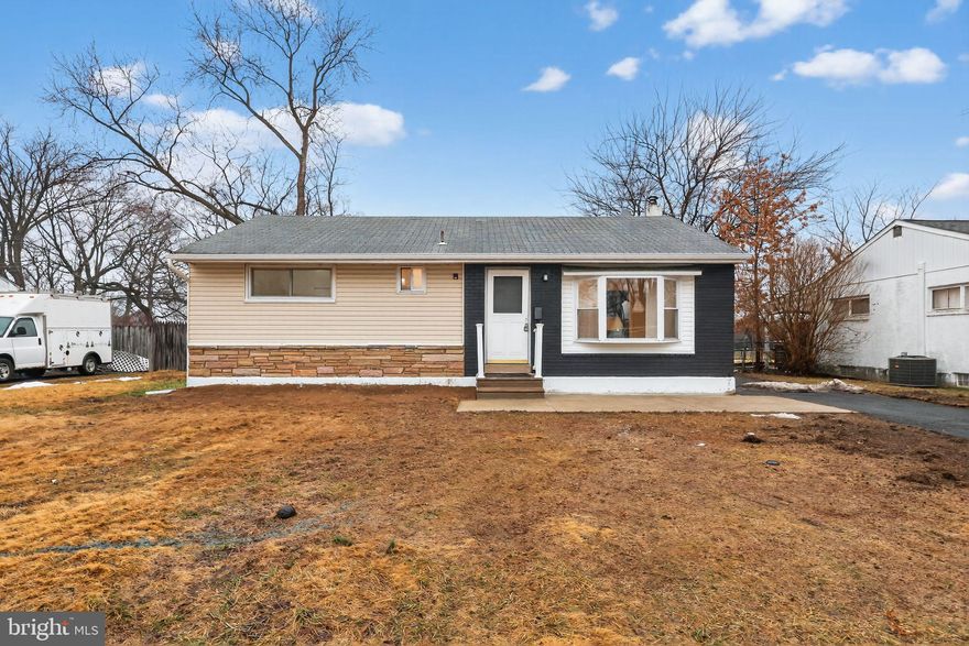 Updated 3 bedroom cozy single ranch style home on one of the most premier & private lots in Penn Valley Manor. Spacious living room with beautiful original hardwood floors which have been all newly refinished.  Eat-in kitchen contains beautiful dark cabinets with tile black splash and updated modern white quartz counter tops.  Walk down hallway to 3 full bedrooms with beautiful hardwood flooring carrying into each and there is a full size hall bathroom with floor to ceiling modern tile and upgraded modern vanity.  Finished Basement which has been completely drywalled and painted with beautiful ceramic tile flooring throughout. Large rear fenced-in yard with back patio area and 2 sheds which are included in sale. All appliances are also included in the sale. Long private driveway on side of house offering ample off street parking. Make your offer today on this beautiful turn key home!