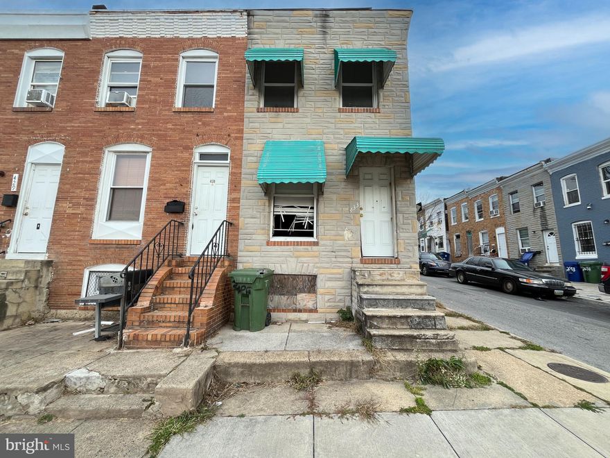 ONLINE AUCTION: Bidding begins 1/7/2026 @ 10:00 AM. Bidding ends 1/9/2026 @ 12:20 PM List Price is Suggested Opening Bid. Deposit: $5,000.

This two-story townhouse is located in the Millhill neighborhood within Baltimore City. Residents can enjoy the nearby facilities and attractions such as the Caroll Park and Westside Shopping Center. The property is vacant. The area provides easy access to a major traffic artery, U.S. Rte. 1, connecting to other regional parts of the city.