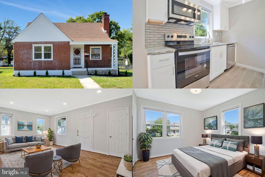 Step into this beautifully renovated home, where classic character meets modern living. From the moment you enter, you are welcomed by gleaming hardwood floors that flow throughout the main living areas, creating warmth and continuity. Every detail of this home has been thoughtfully updated from top to bottom, including a fully replaced roof, ensuring peace of mind for years to come. The modern renovations balance style and functionality, giving the home a fresh, move-in-ready feel while preserving its inviting charm. The generous backyard offers endless possibilities for outdoor enjoyment, whether you envision hosting summer barbecues, planting a garden, or simply relaxing in your own private space. The property also features a one-car detached garage, providing both convenience and additional storage. Located just minutes from major commuter routes, this home provides easy access to downtown Baltimore, surrounding neighborhoods, and beyond.